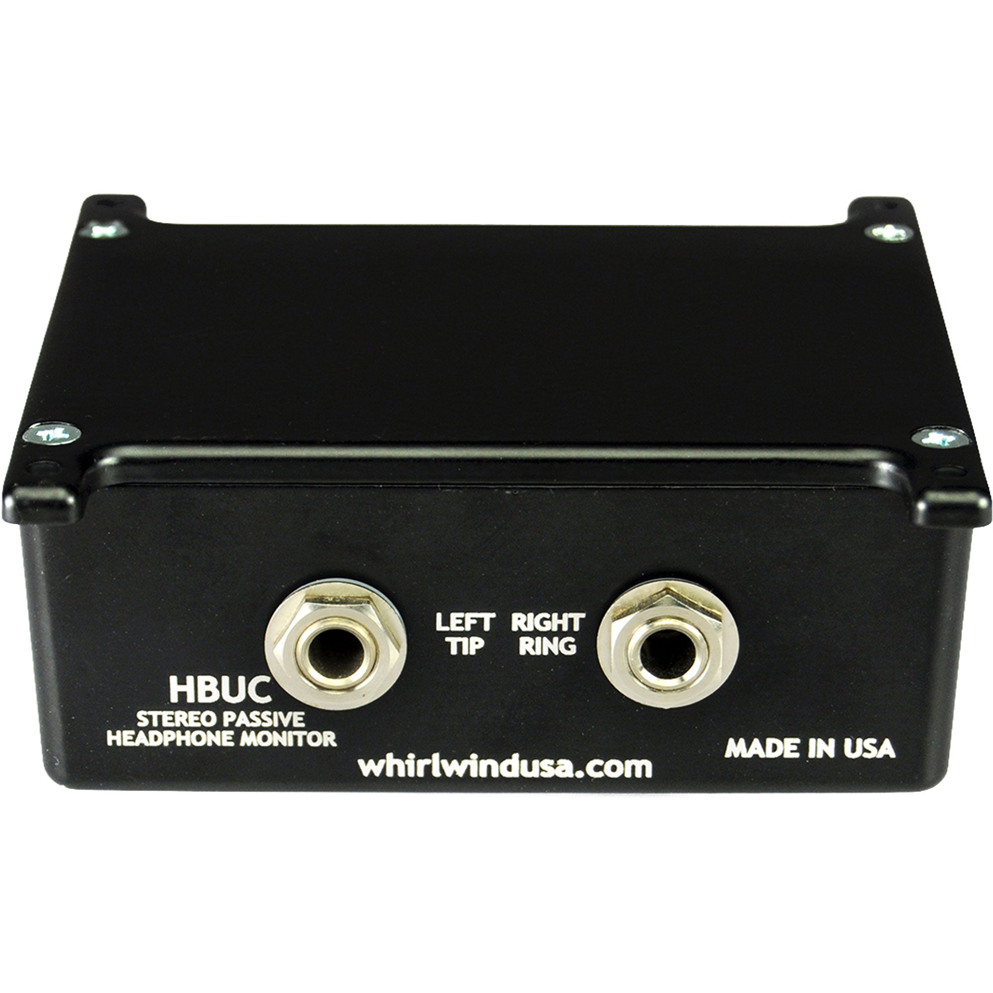 Whirlwind HBUC Under Counter Passive Stereo Headphone Control Box