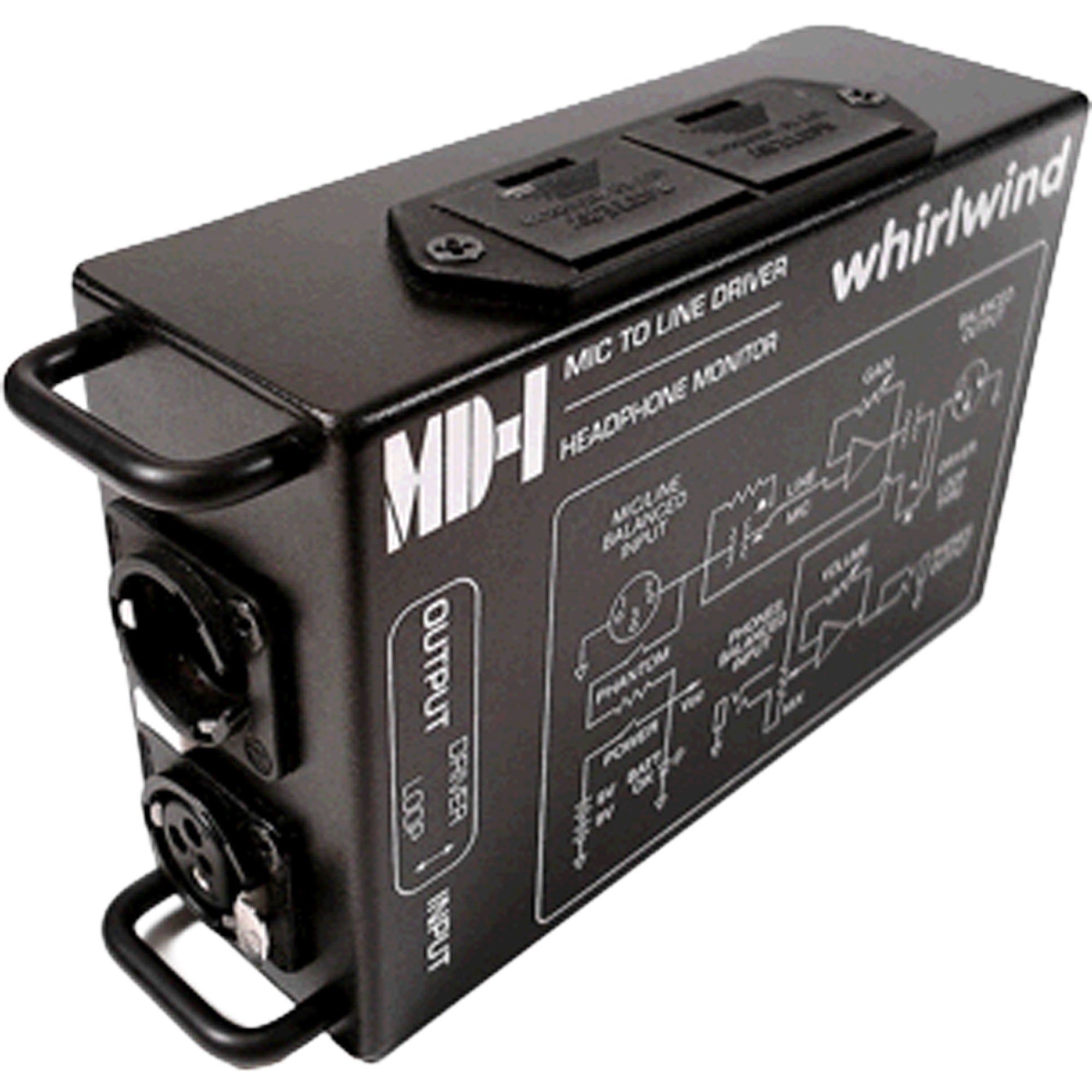 Whirlwind MD-1 Portable Mic Preamp / Line Driver and Headphone Monitor