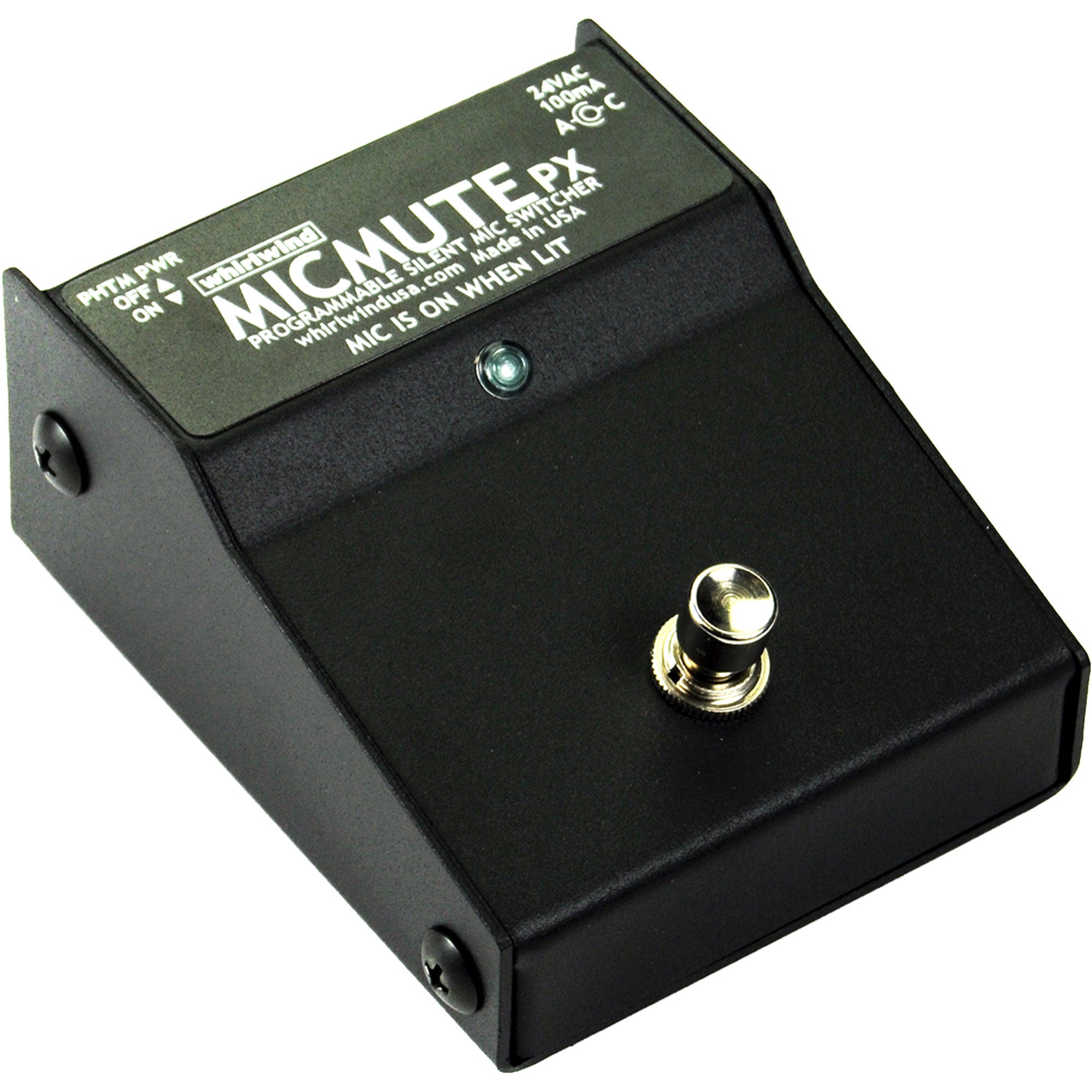 Whirlwind Micmute PX Programmable Mute Audio Switch (Pedal)