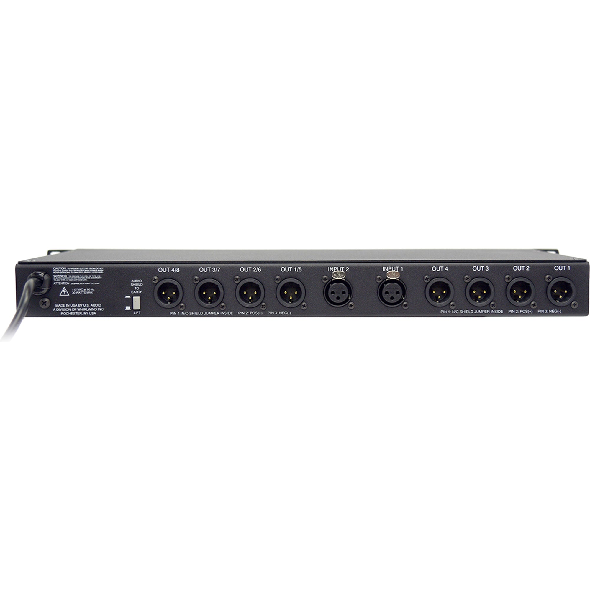 Whirlwind DA-2 2x4 Distribution Amplifier