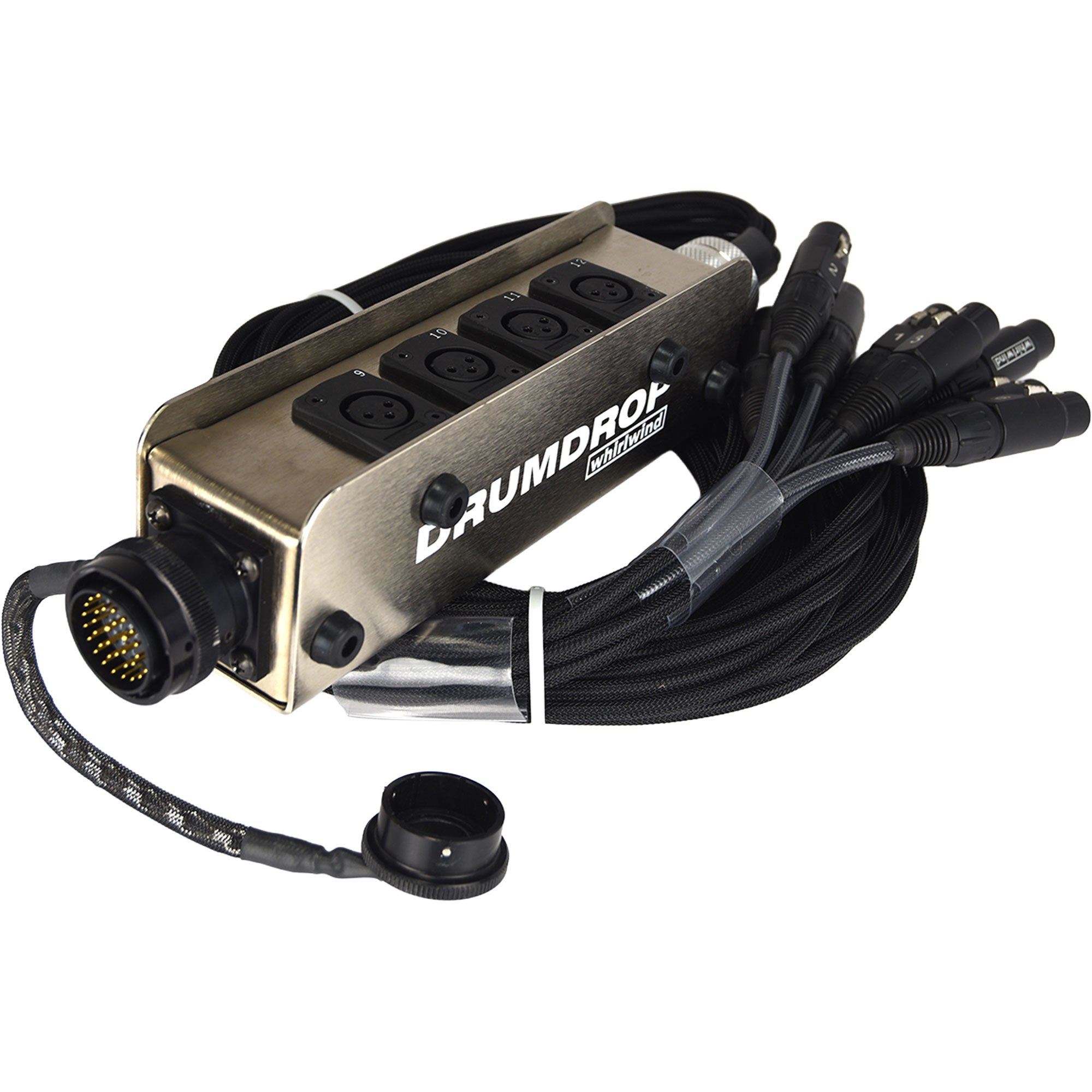 Whirlwind DRUMDROPKITM-50 DrumDrop W1CM Stage Box and W1IF Detachable Fanout WW Multipair (50') Image 1