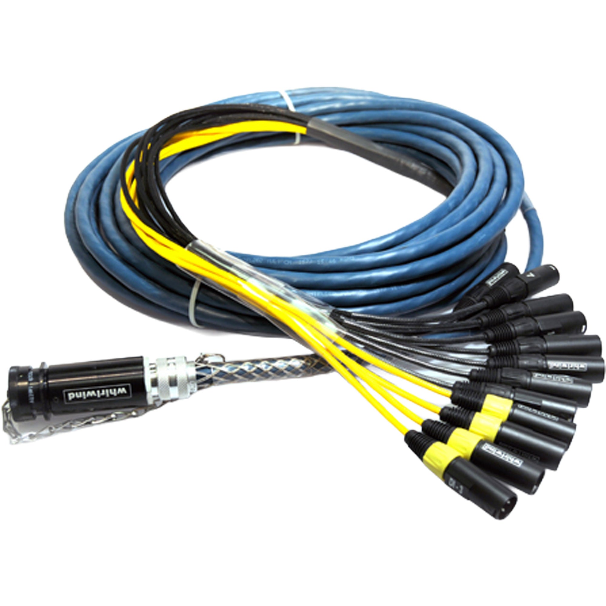 Whirlwind MultiSnake12 Medusa Box to Fan Snake, 8 Mic Lines, 4 DI Lines