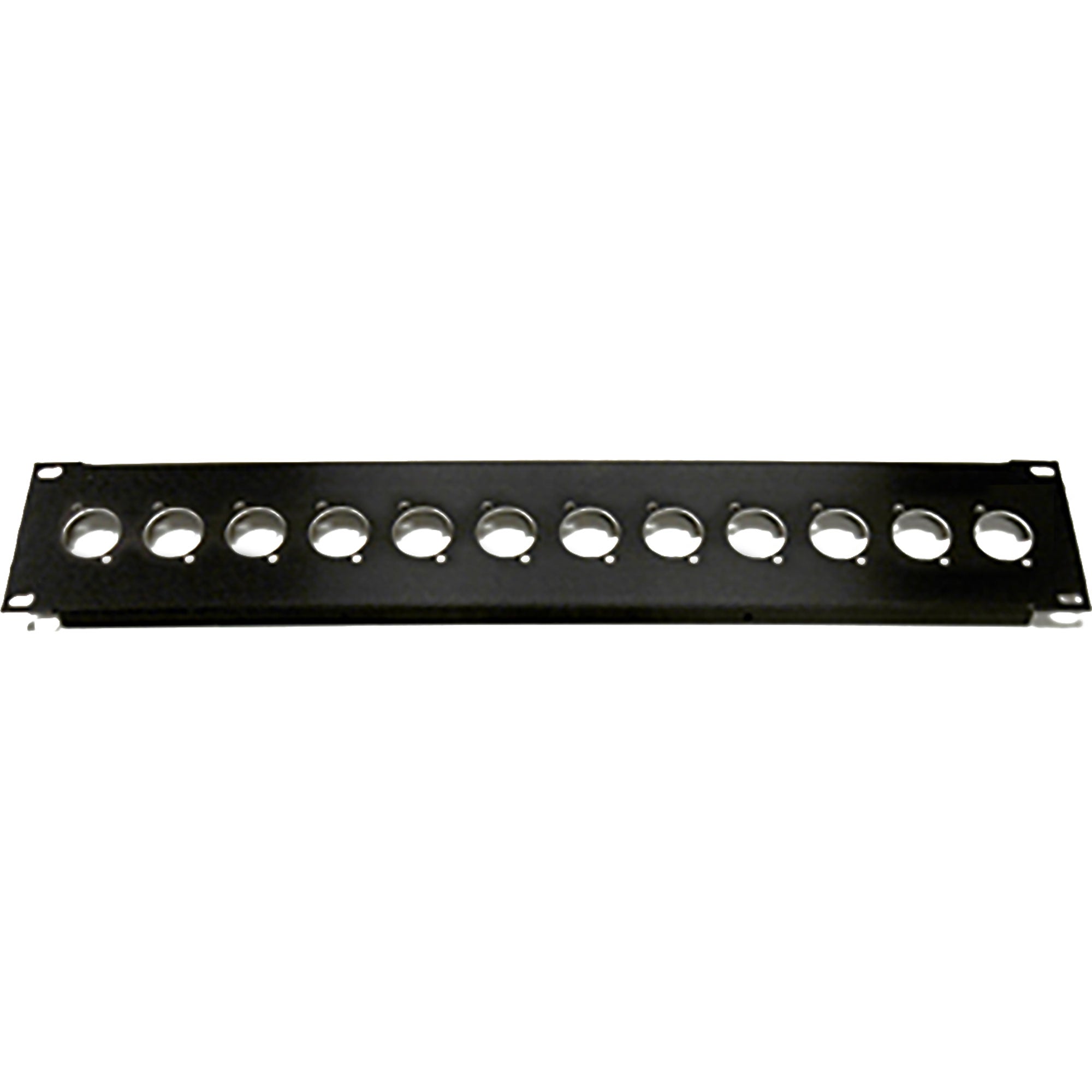 Whirlwind PR-2 2U Rack Panel Punched for 12 XLRs