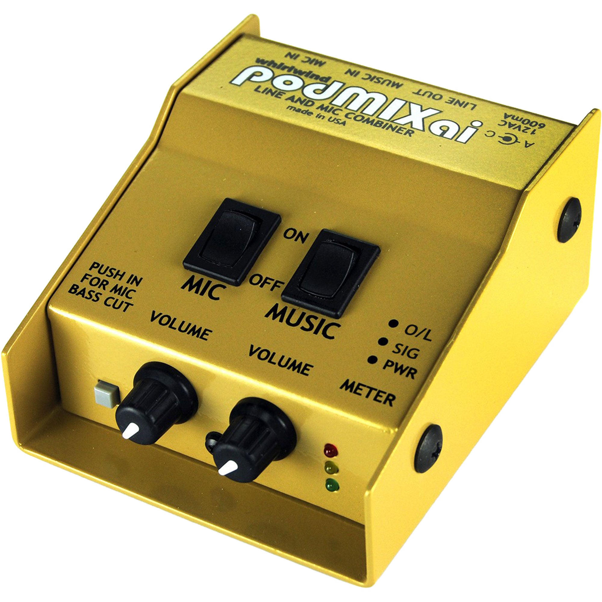 Whirlwind PodMIXai Mixer