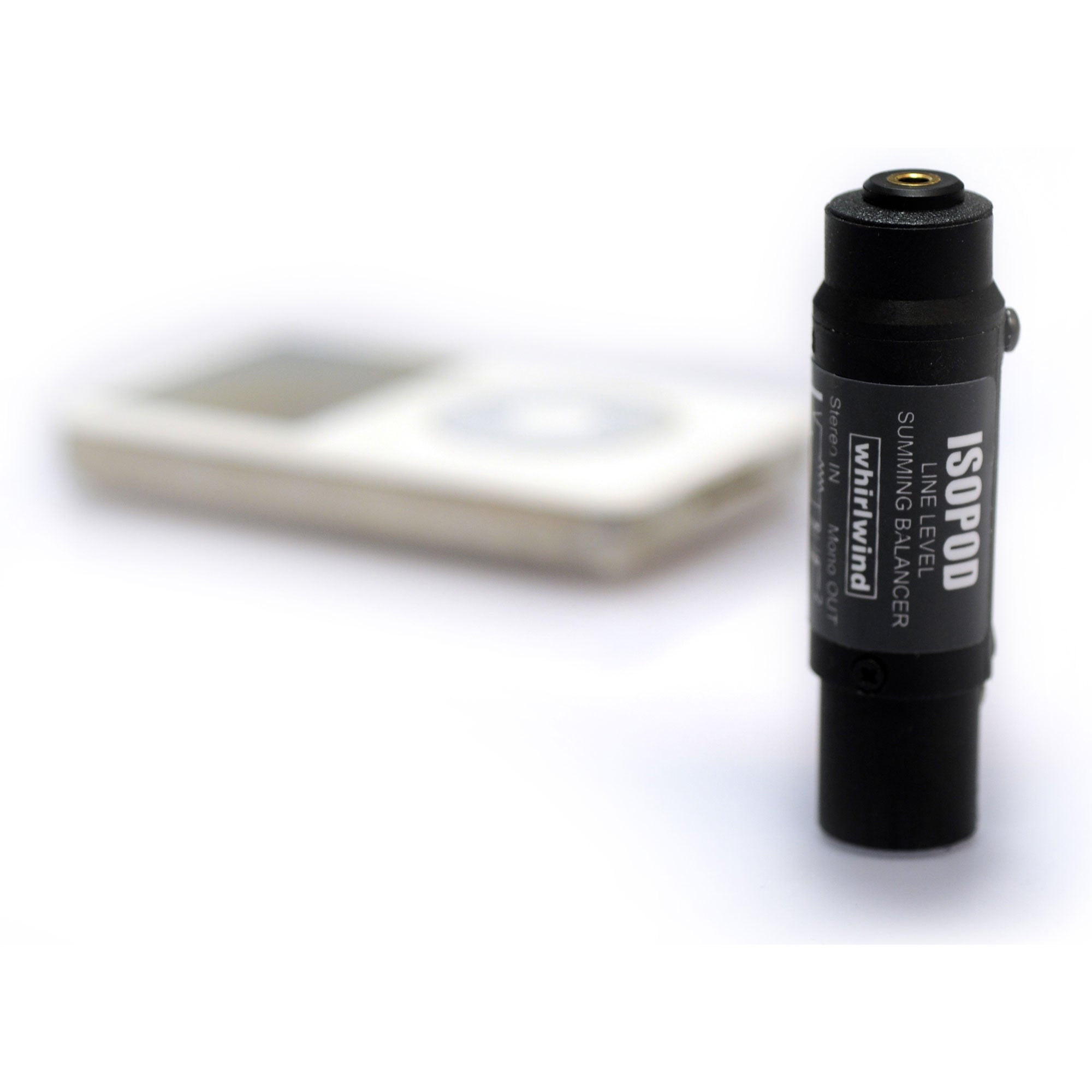Whirlwind Isopod iPod Interface Inline Barrel (3.5mm to XLRM)