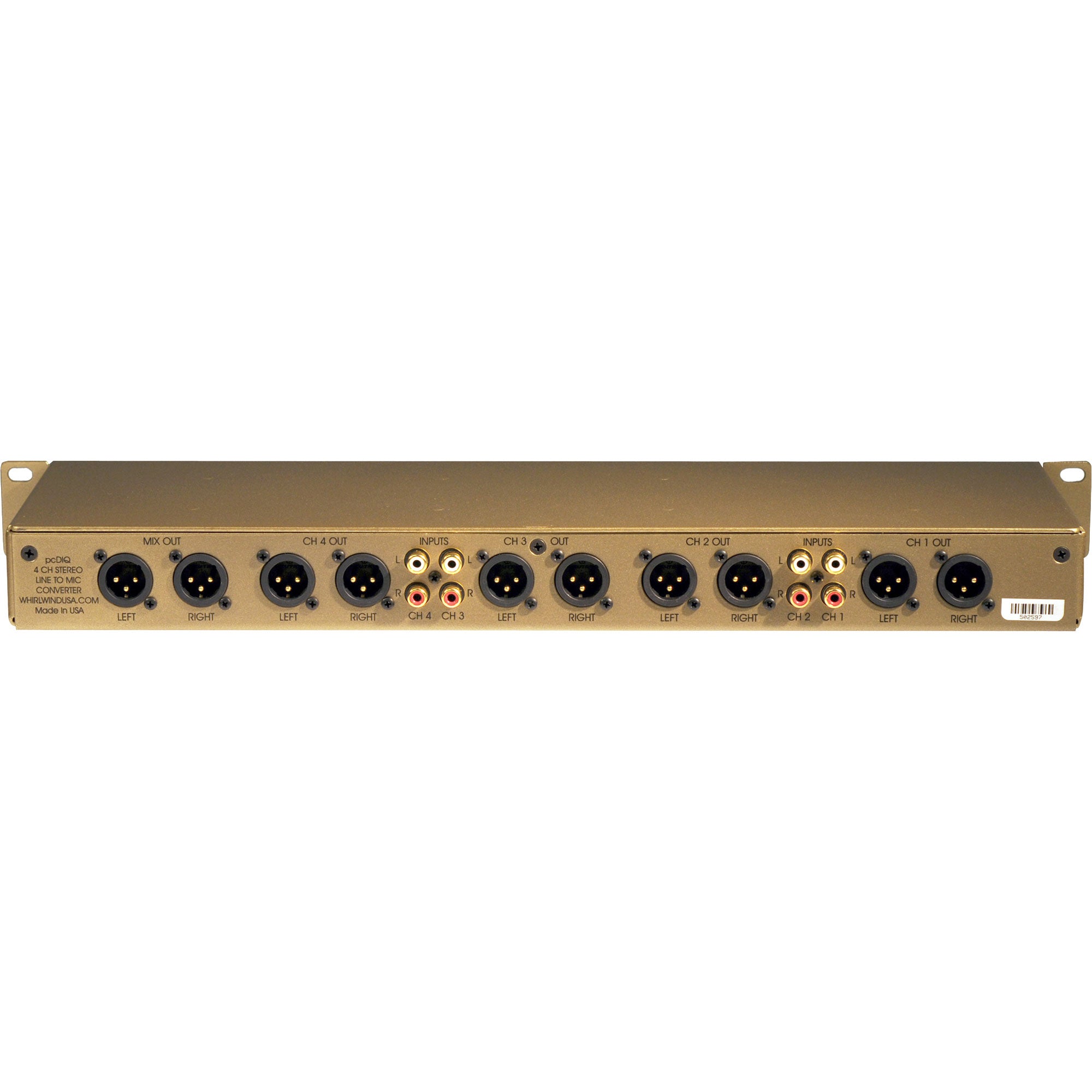 Whirlwind pcDIQ 4-Channel Direct Box