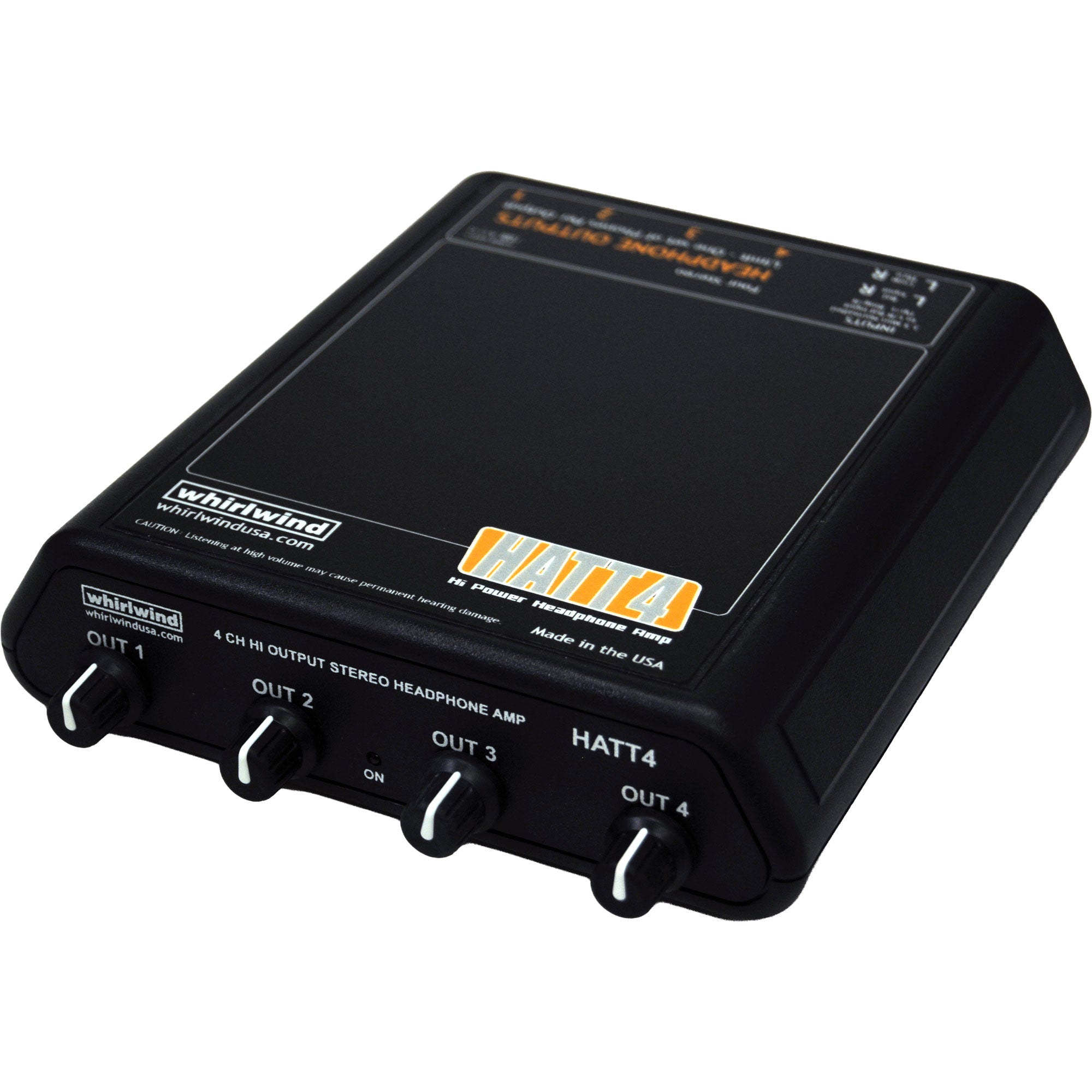 Whirlwind HATT4 4-Channel Table Top Active Headphone Amplifier