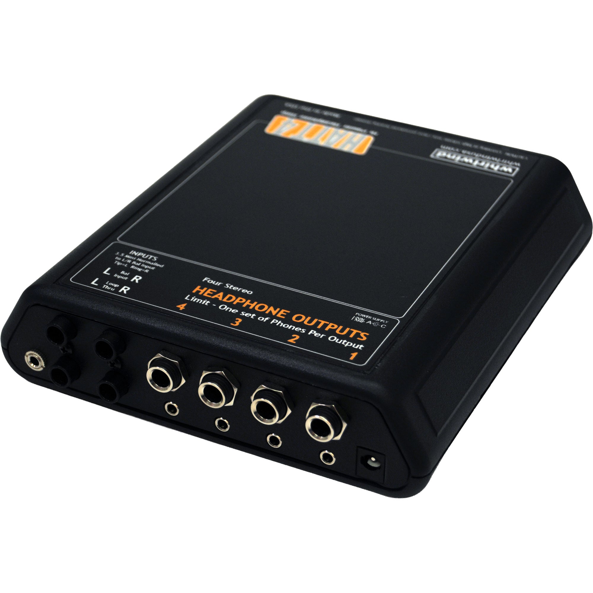 Whirlwind HATT4 4-Channel Table Top Active Headphone Amplifier