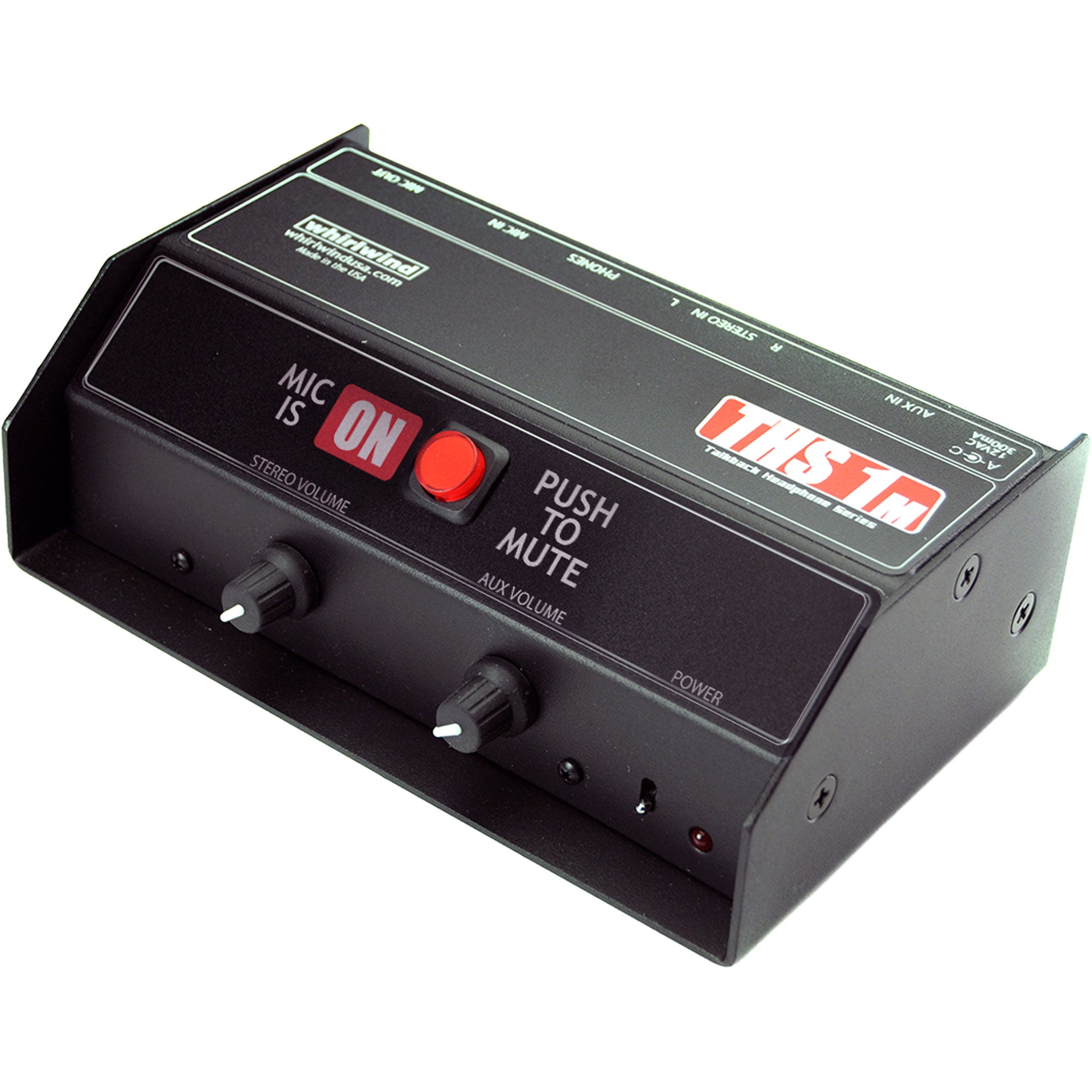 Whirlwind THS 1 Talkback Headphone Box (Push to Mute)
