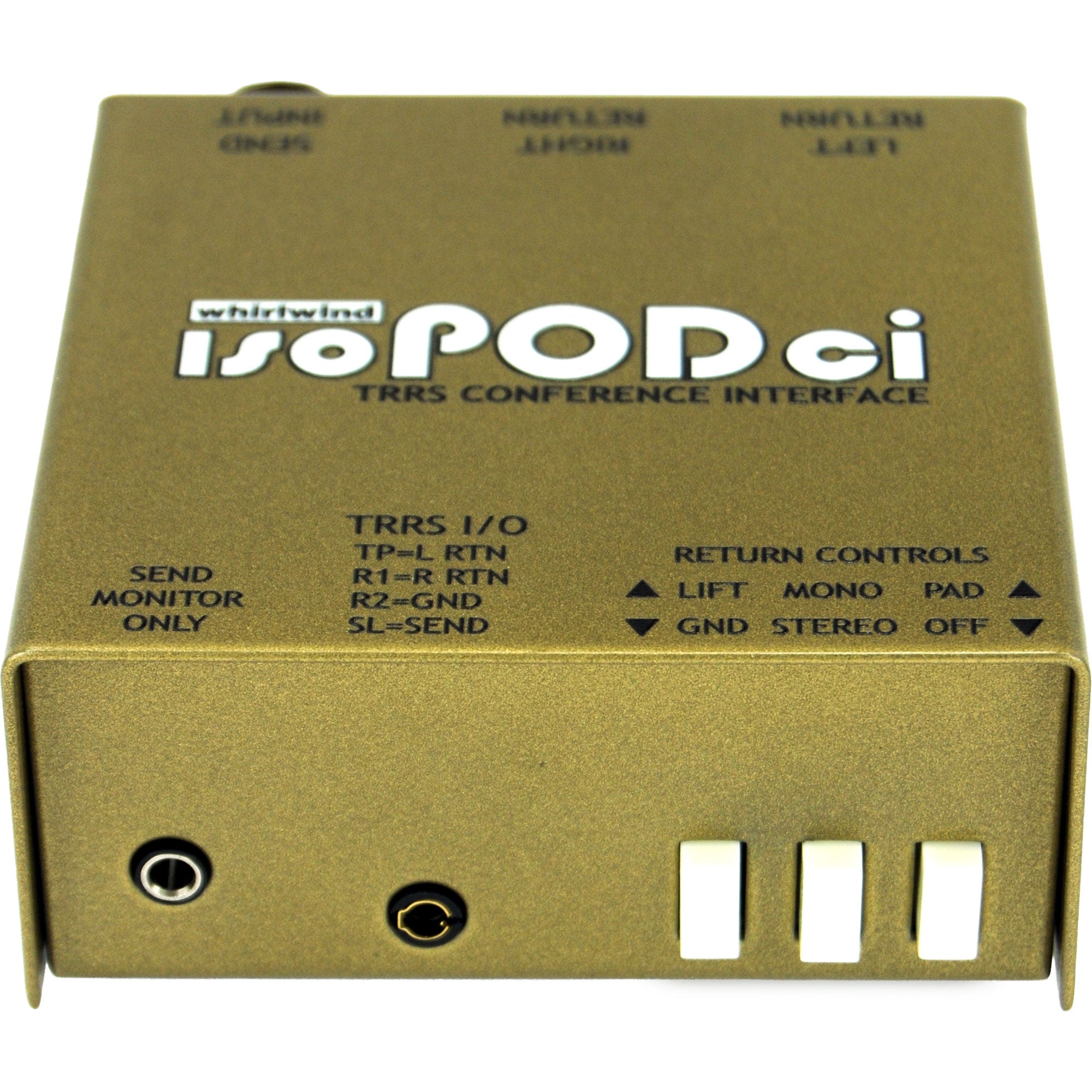 Whirlwind IsopodCI TRRS Conference Interface