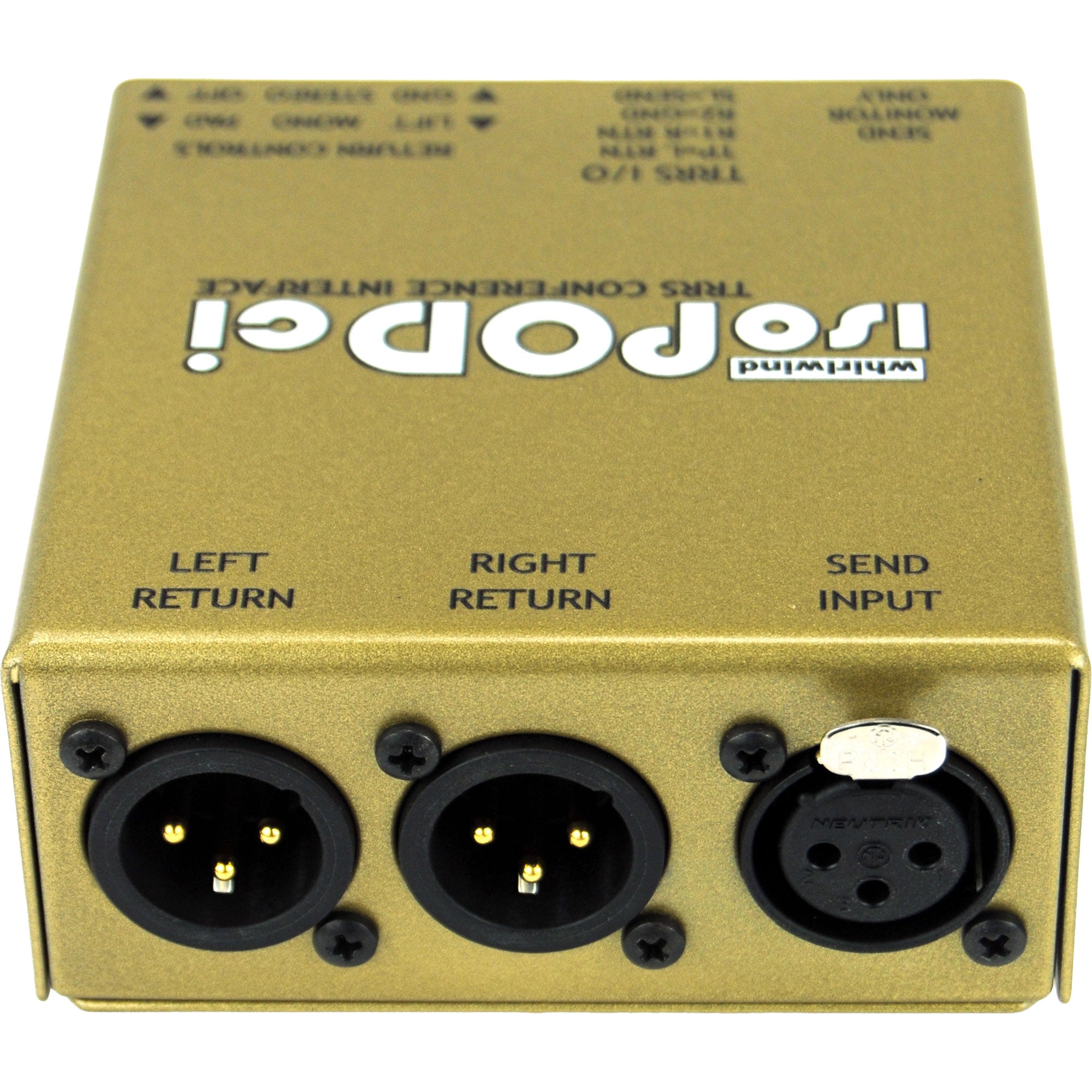 Whirlwind IsopodCI TRRS Conference Interface