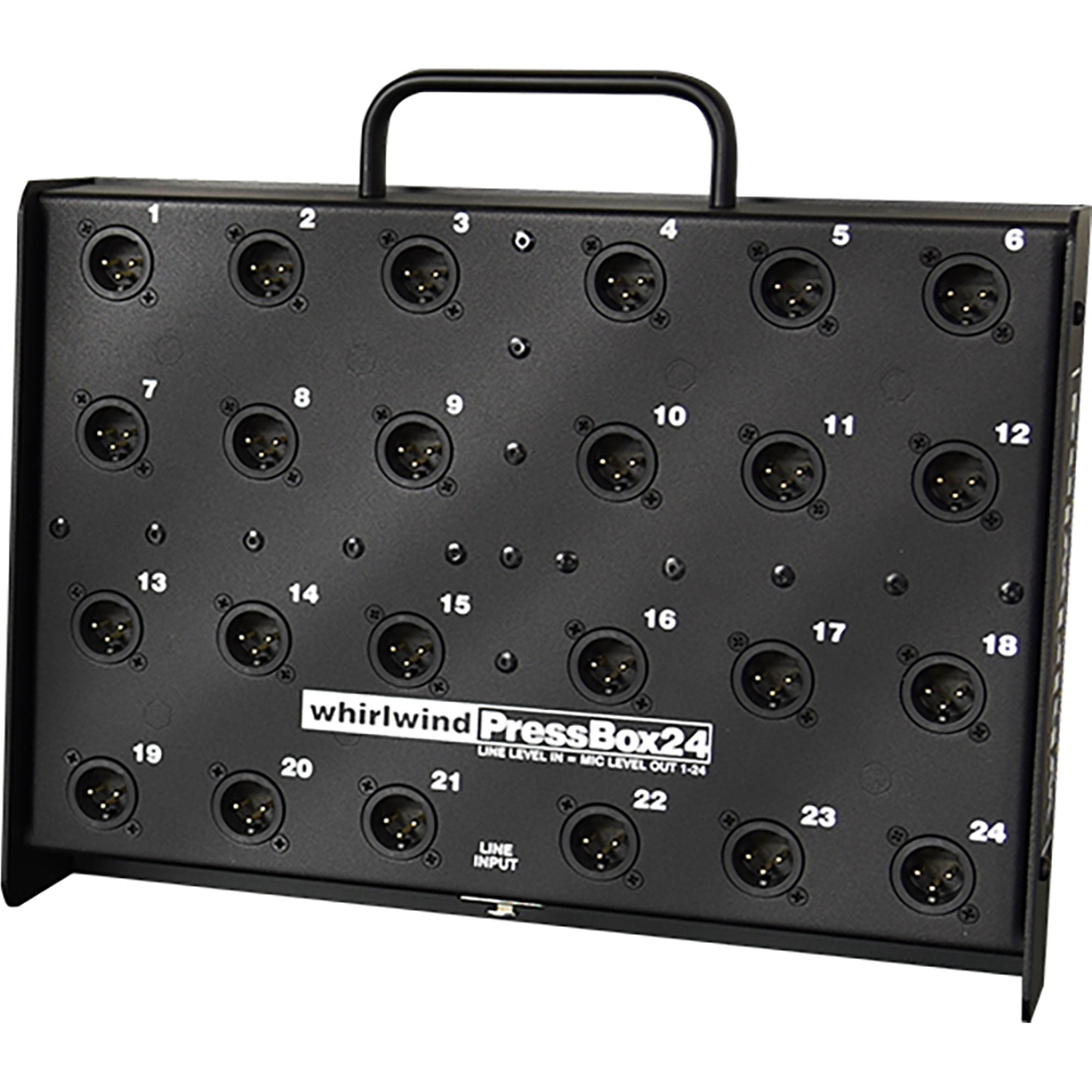 Whirlwind PB24 Passive Pressbox 1-Line In 24-Mic Out