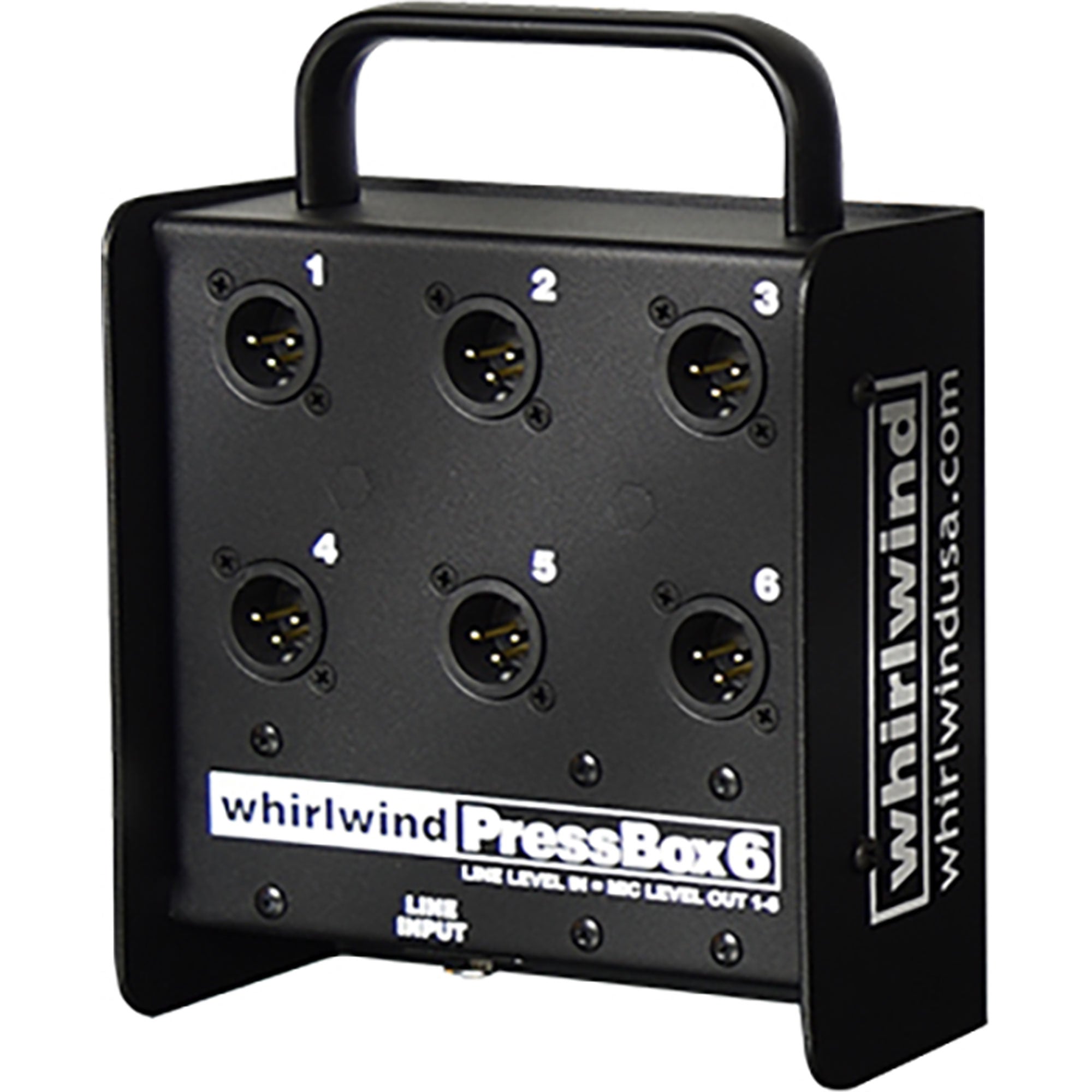 Whirlwind PB06 Passive Pressbox 1-Line In 6-Mic Out