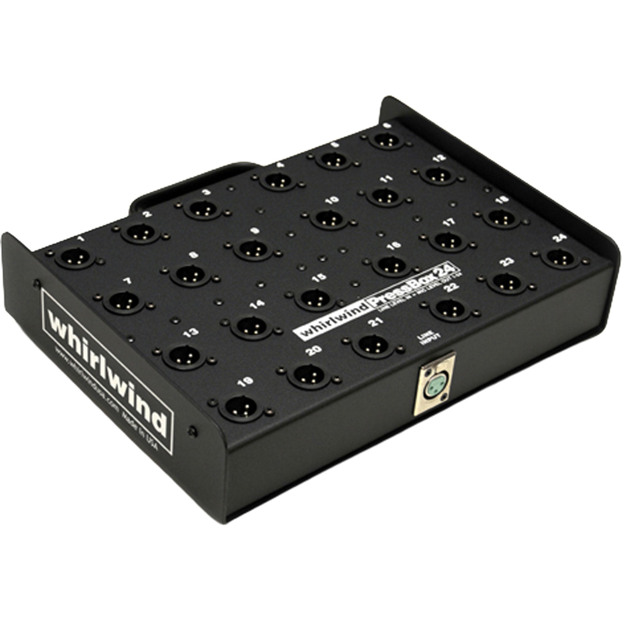 Whirlwind PB24 Passive Pressbox 1-Line In 24-Mic Out
