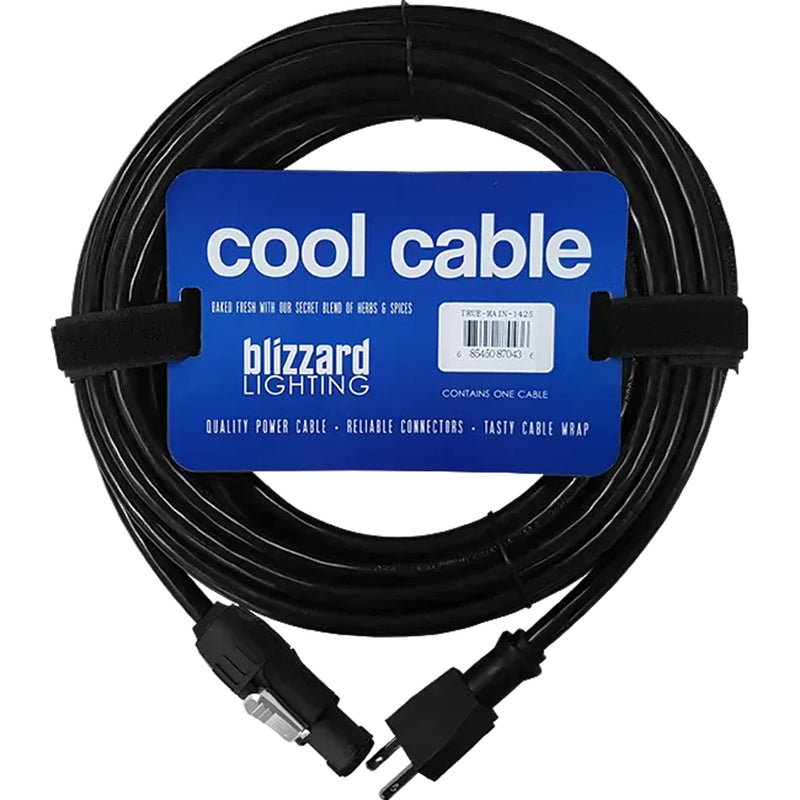 Blizzard PCT-MAIN-1425 Cool Cable powerCON TRUE1 to Edison Main Power Cable (25')