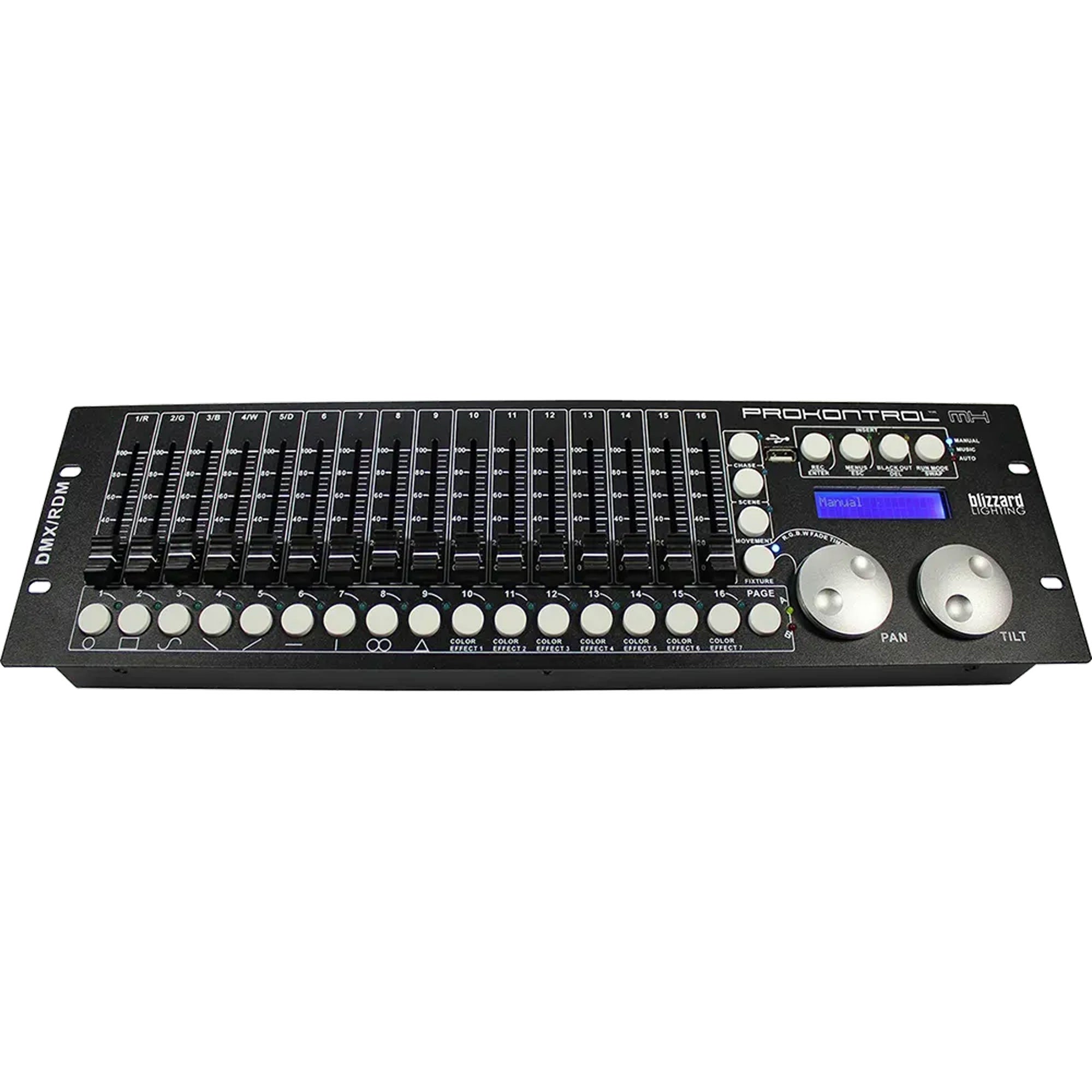 Blizzard ProKontrol MH Rack Mountable DMX Lighting Controller for Moving Head Fixtures