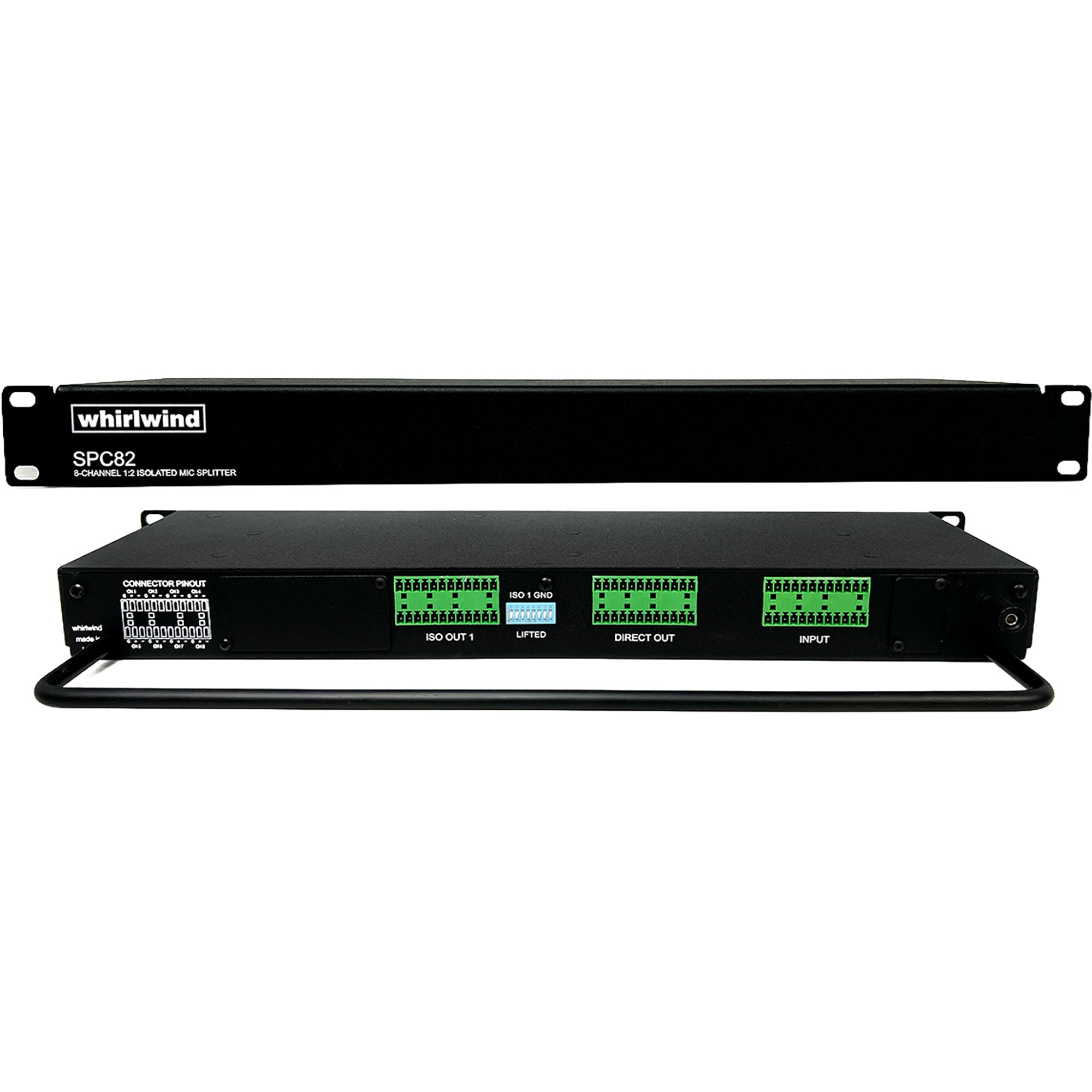 Whirlwind SPC82 8 Channel Rackmount Mic Splitter