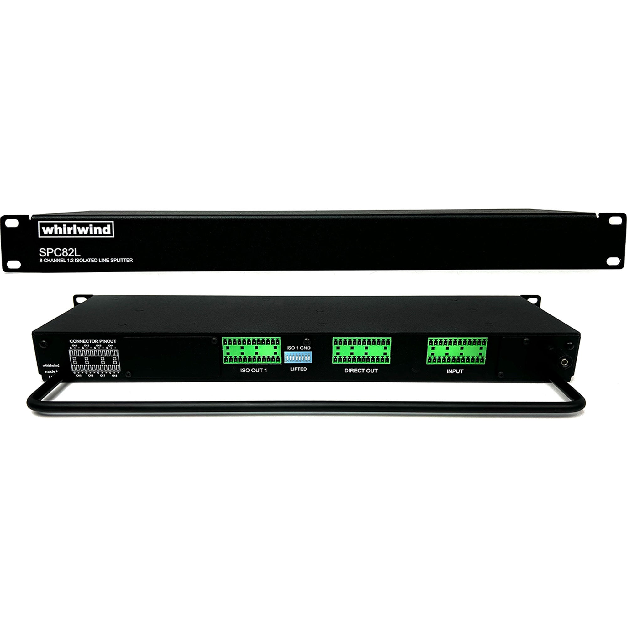 Whirlwind SPC82L 8 Channel Rackmount Line Level Splitter