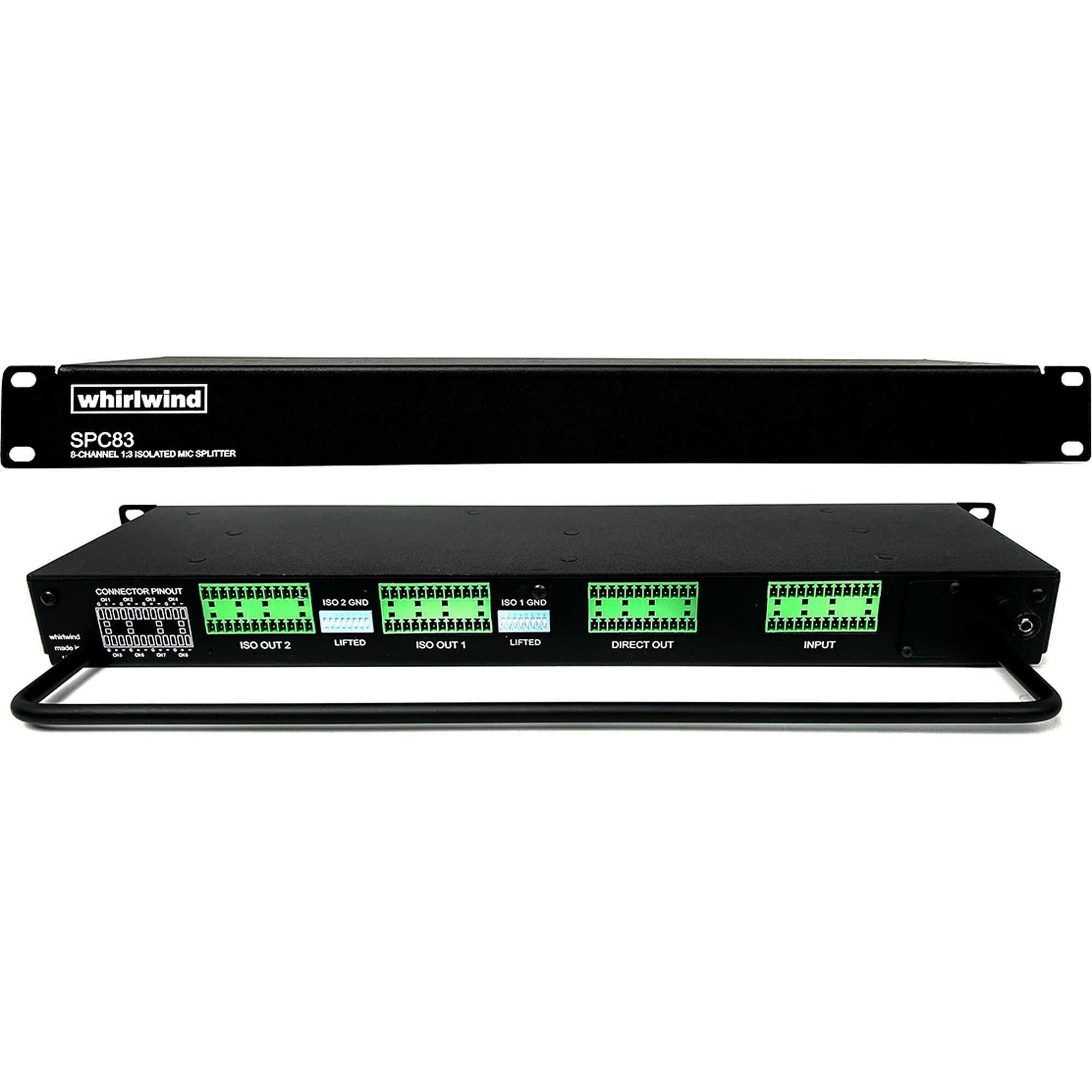 Whirlwind SPC83 8 Channel Rackmount Mic Splitter