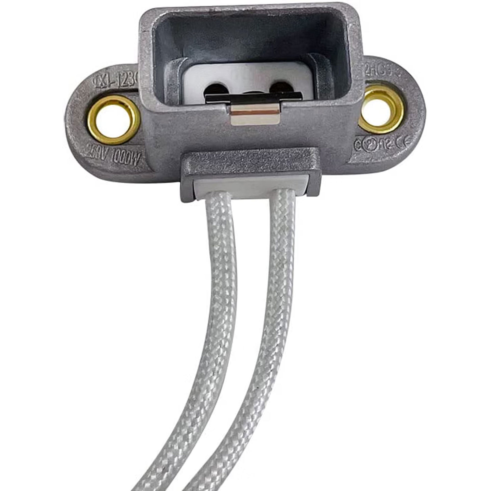 BMI Supply TP-22 Medium Two-Pin Lamp Socket for G9.5 Base (36" Leads)