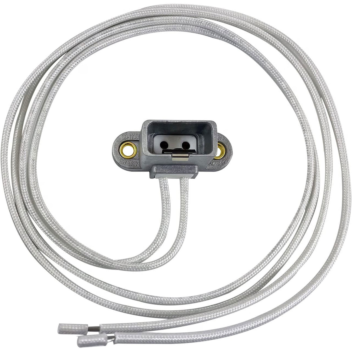 BMI Supply TP-22 Medium Two-Pin Lamp Socket for G9.5 Base (36" Leads)