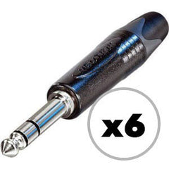 Custom Cable 6x NP3X-BAG Black/Silver 1/4