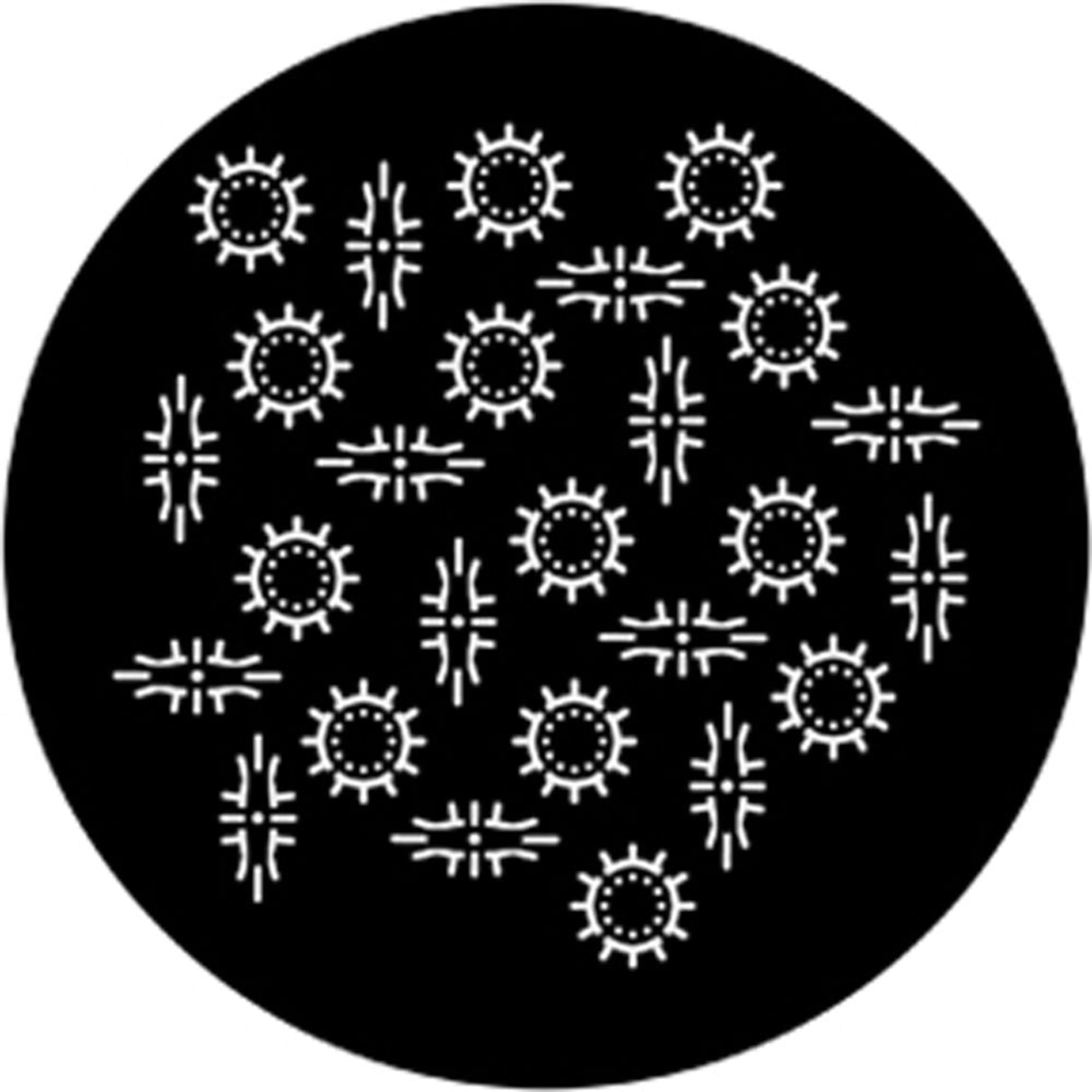 Rosco Standard Steel Gobo #71003 50's Breakup 3 (Size A 100mm)