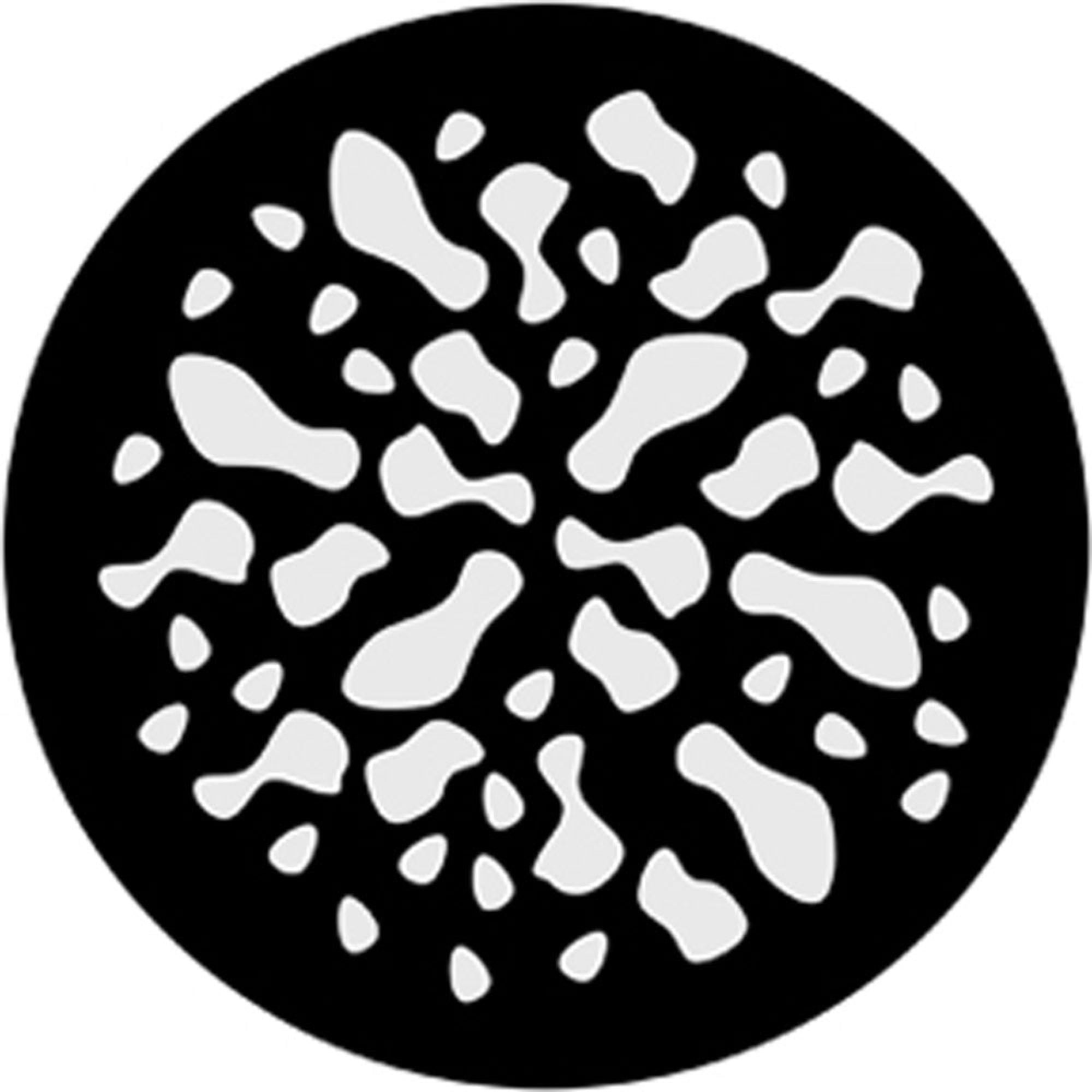 Rosco Standard Steel Gobo #71006 Blob Explosion (Size M 66mm)