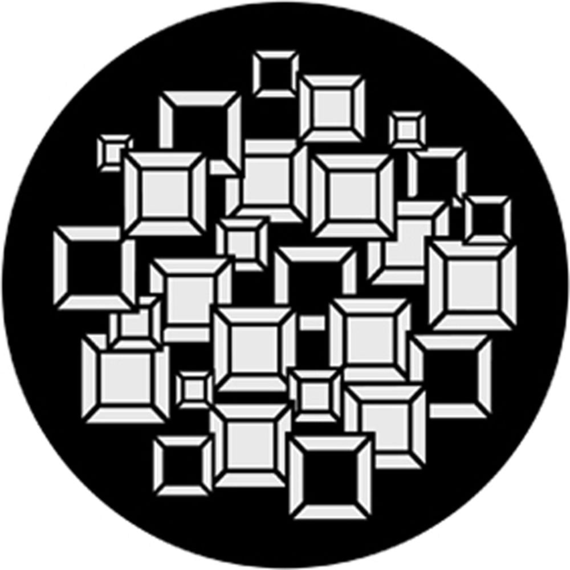 Rosco Standard Steel Gobo #71009 Chocolate Squares (Size B 86mm)