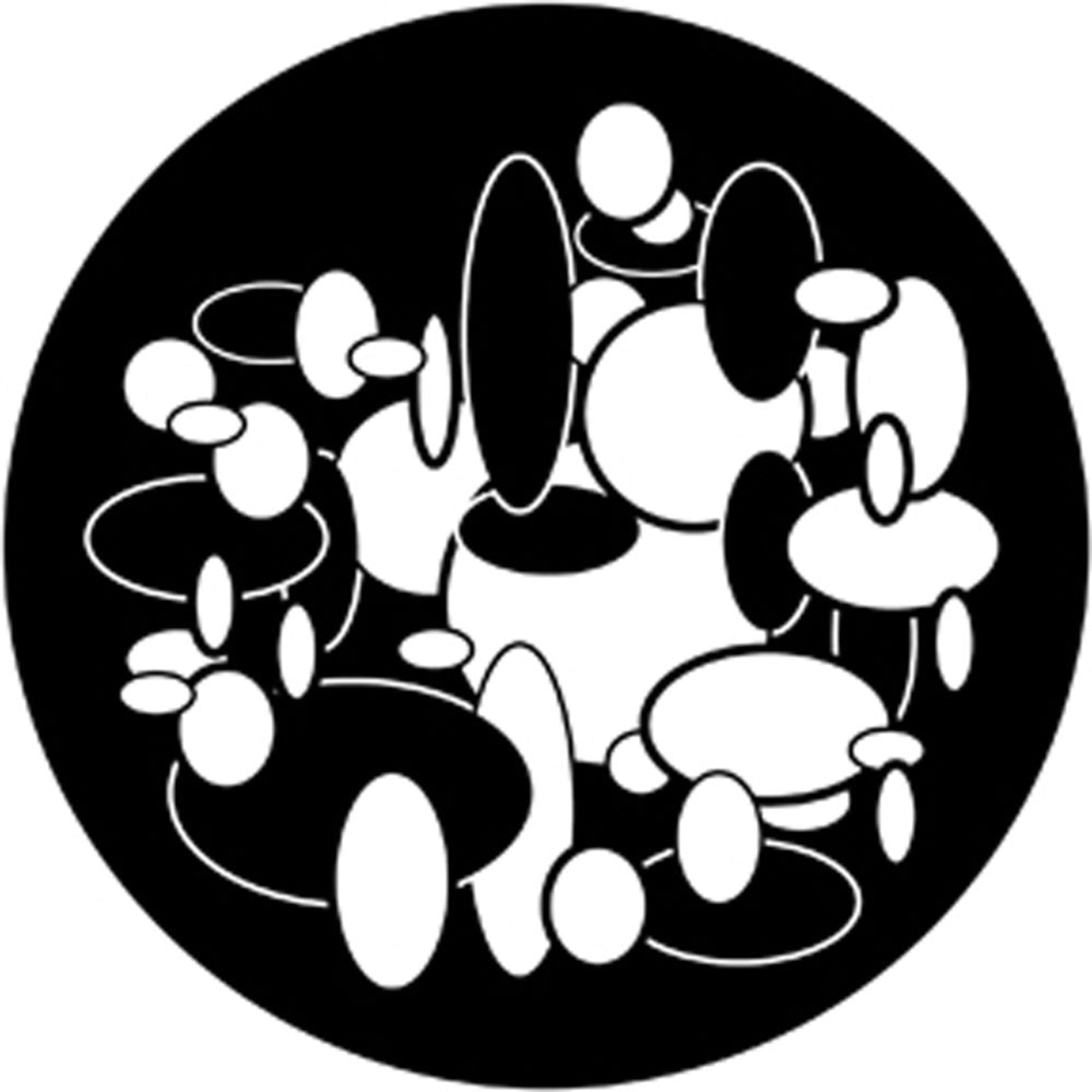 Rosco Standard Steel Gobo #71010 Circular Mania (Size M 66mm)