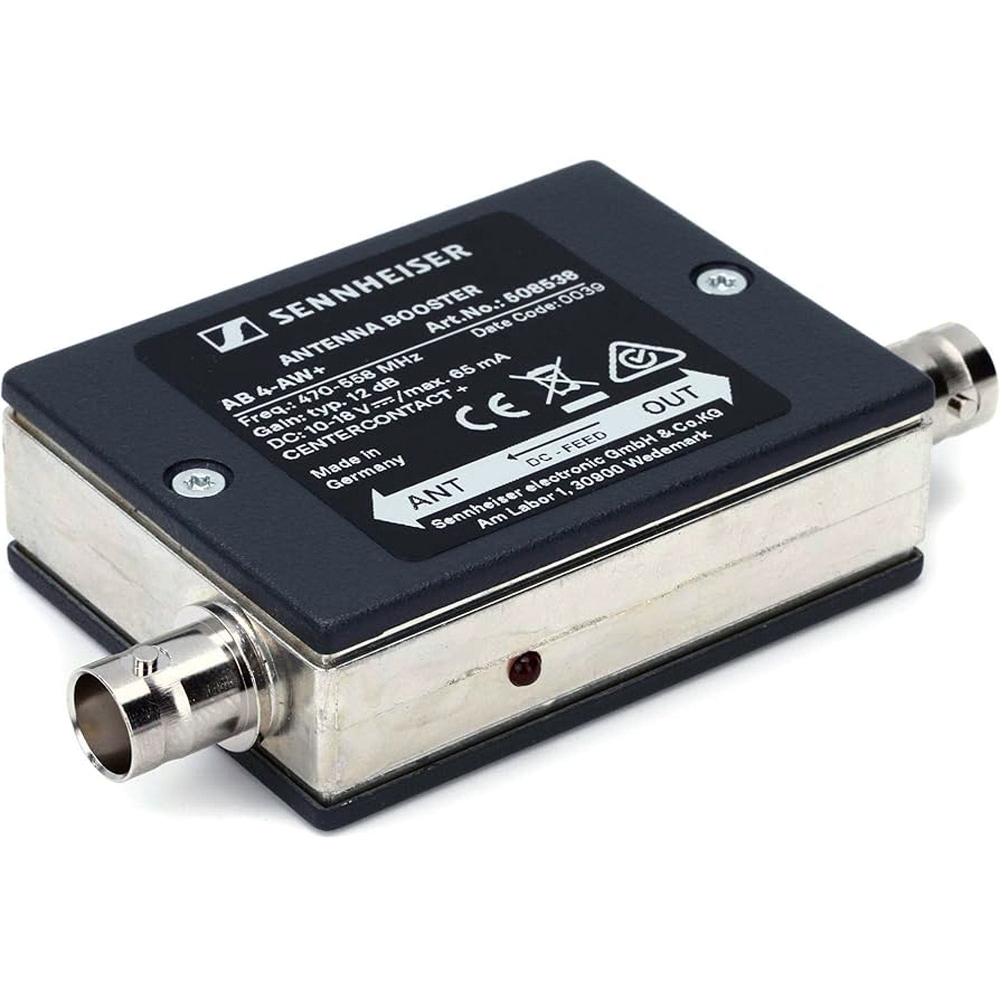 Sennheiser AB 4-AW+ Inline Antenna Booster (470-558 MHz)