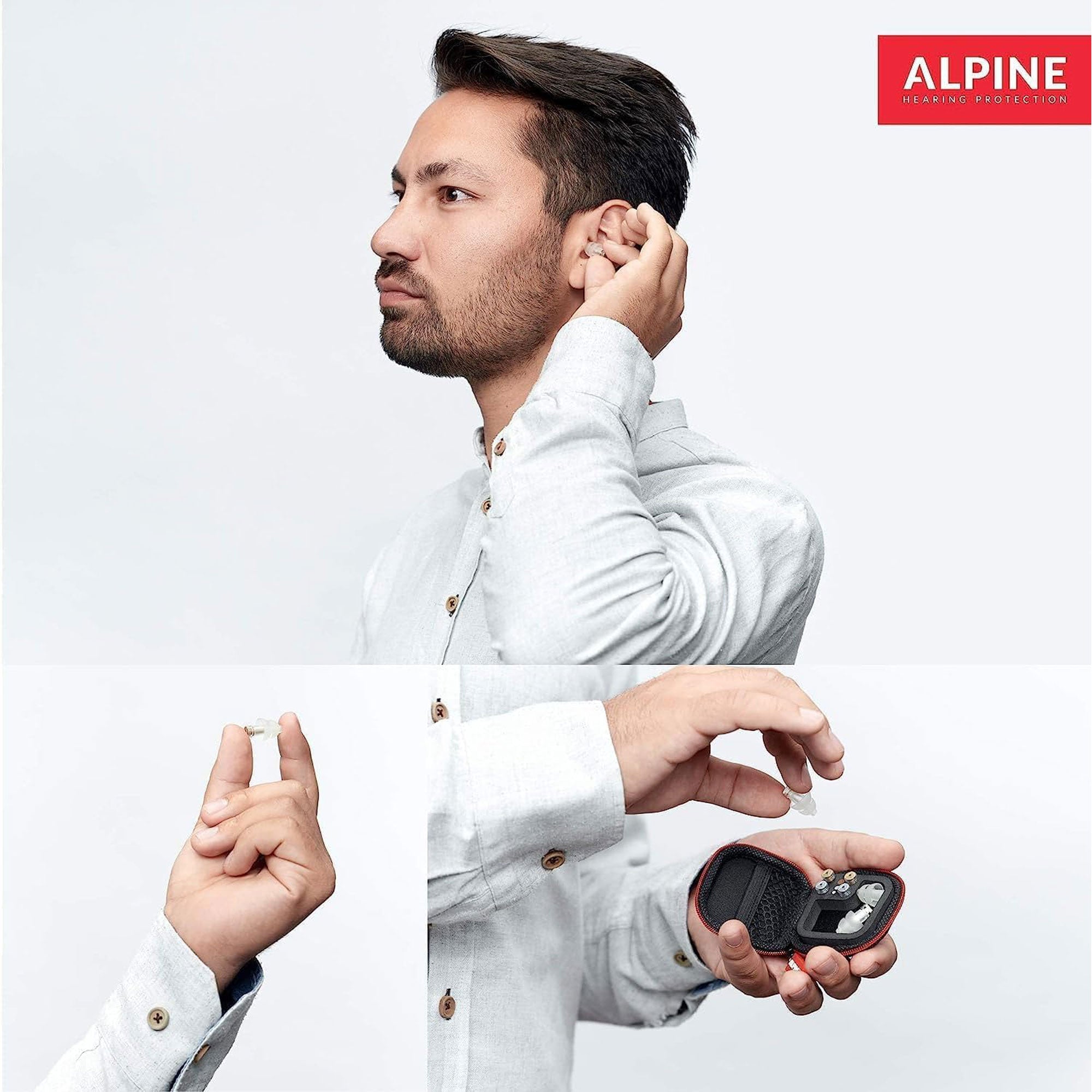Alpine Hearing Protection MusicSafe Pro Earplugs (Black)