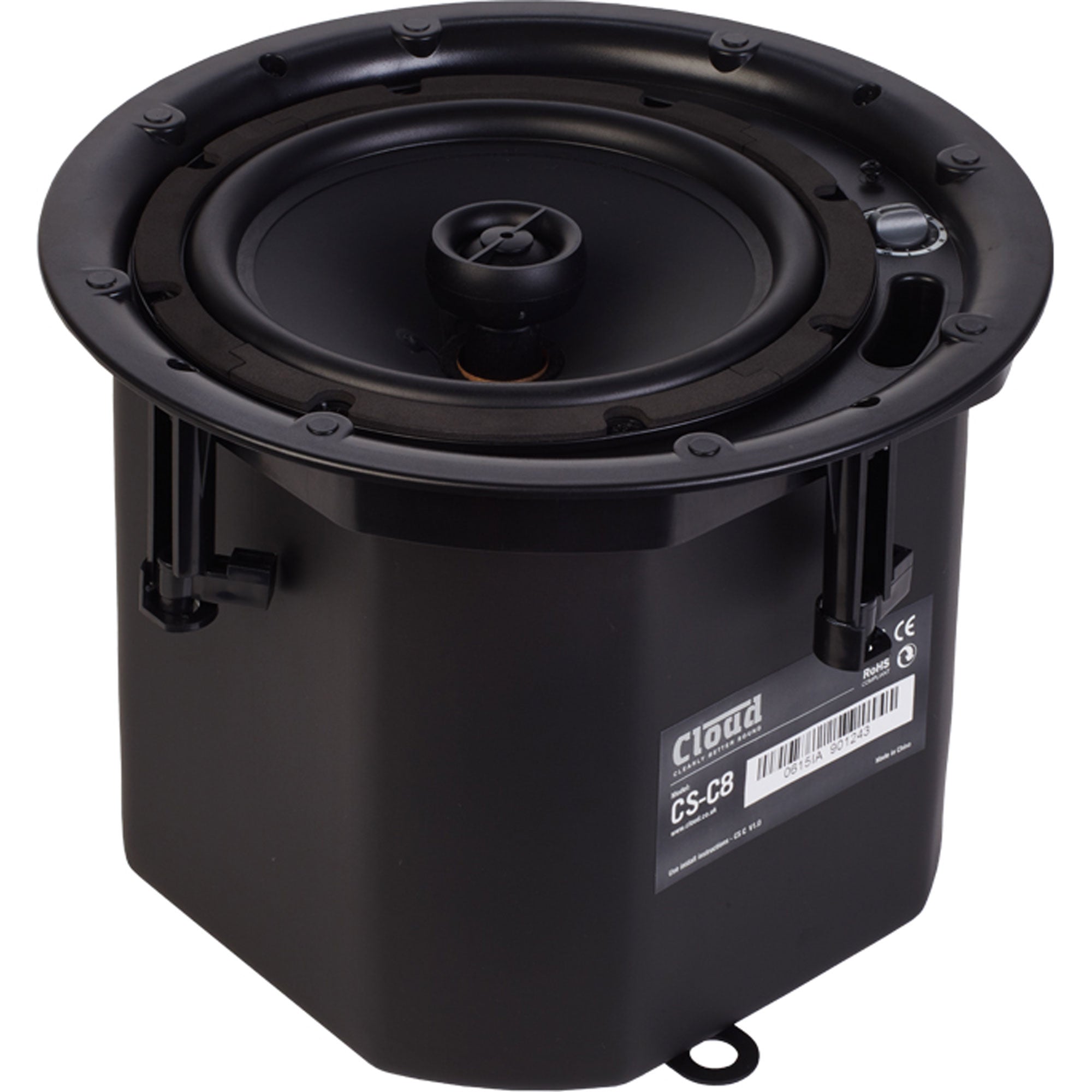 Cloud CS-C8W 8" 2-Way In-Ceiling Speaker with Magnetic Grill (White)