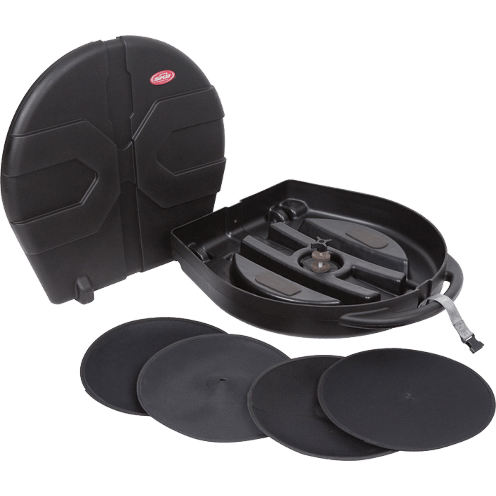 SKB 1SKB-CV24W Rolling Cymbal Vault (Black)