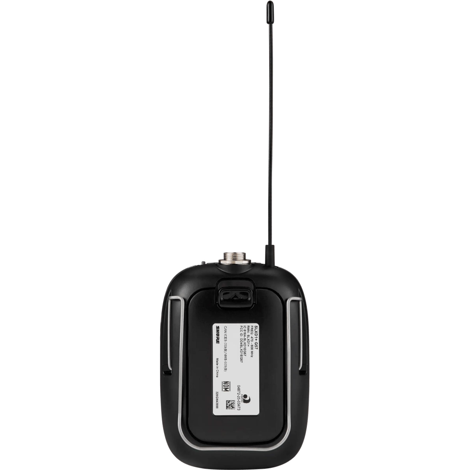 Shure SLXD1+ Digital Wireless Bodypack Transmitter (G57: 470-608 MHz)