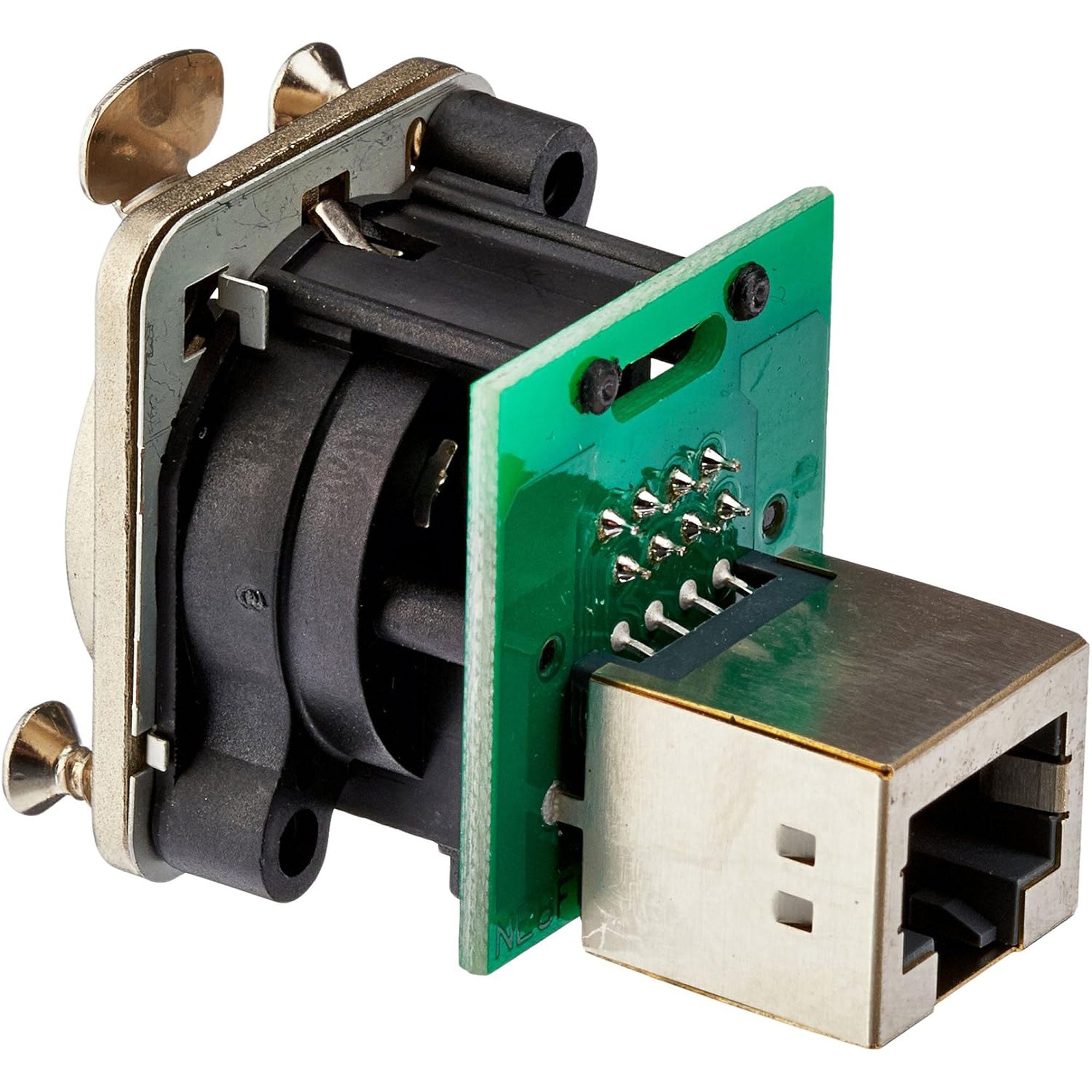 Neutrik NE8FDP etherCON RJ45 Feedthrough Receptacle (Nickel, Box of 50)