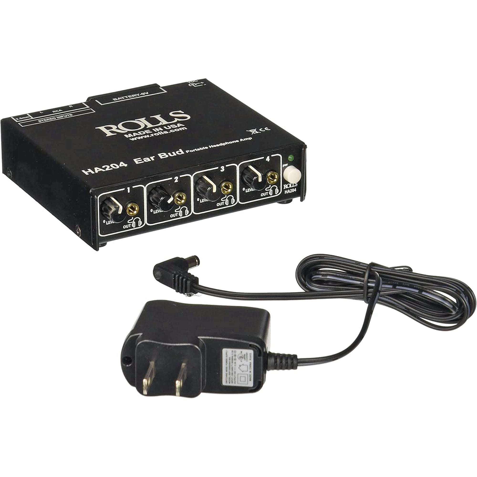 Rolls HA204p Portable Battery Operated Headphone Amp