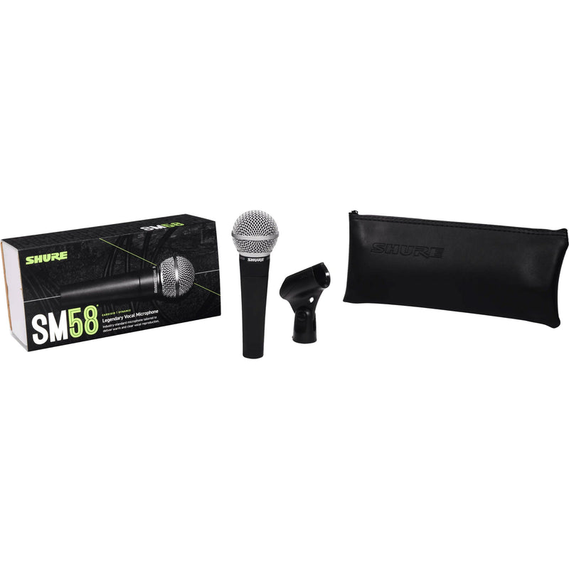 Shure SM58 Dynamic Cardioid Vocal Microphone with FREE 20' XLR Cable