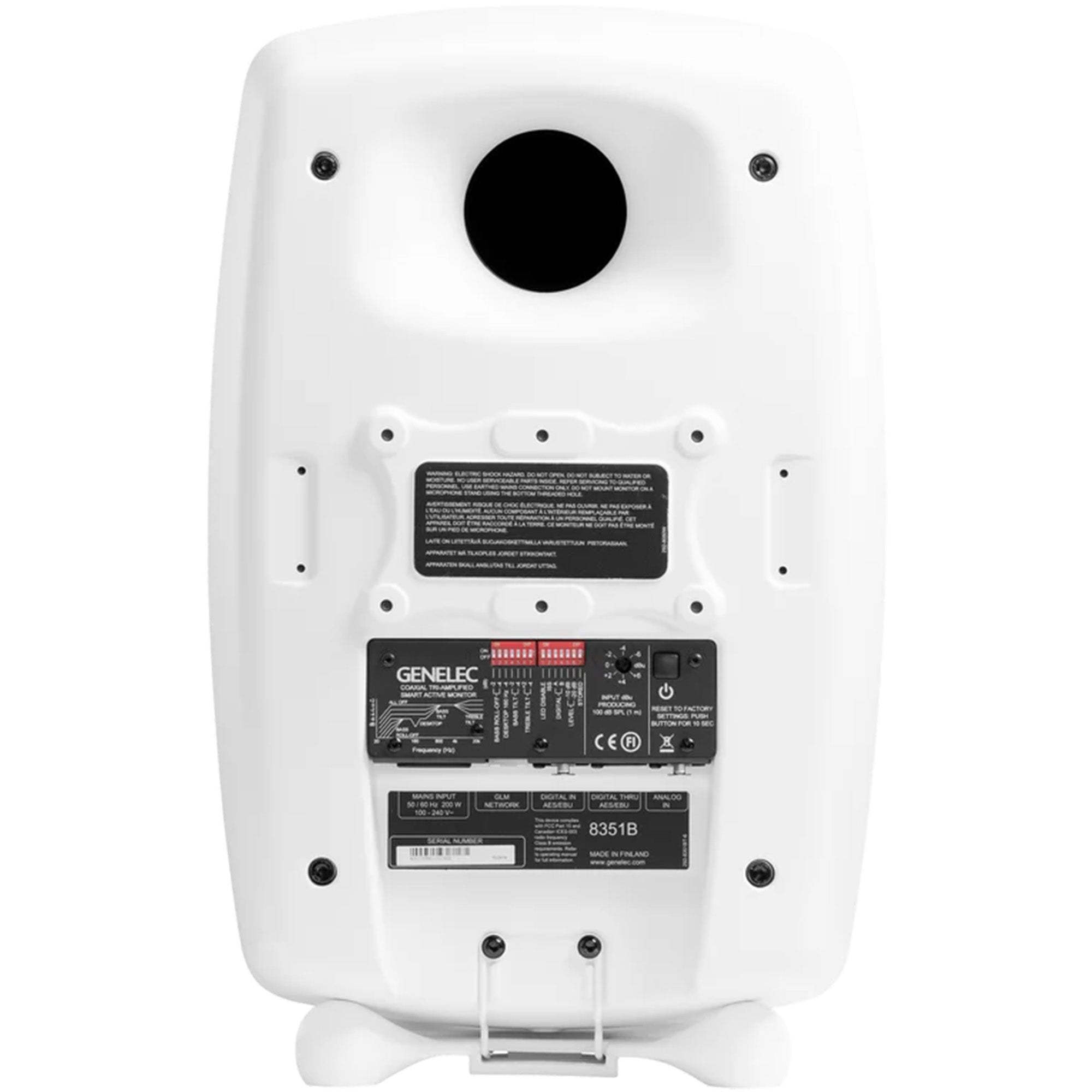 Genelec 8351B SAM Series Three-Way Coaxial Active Studio Monitor (White)