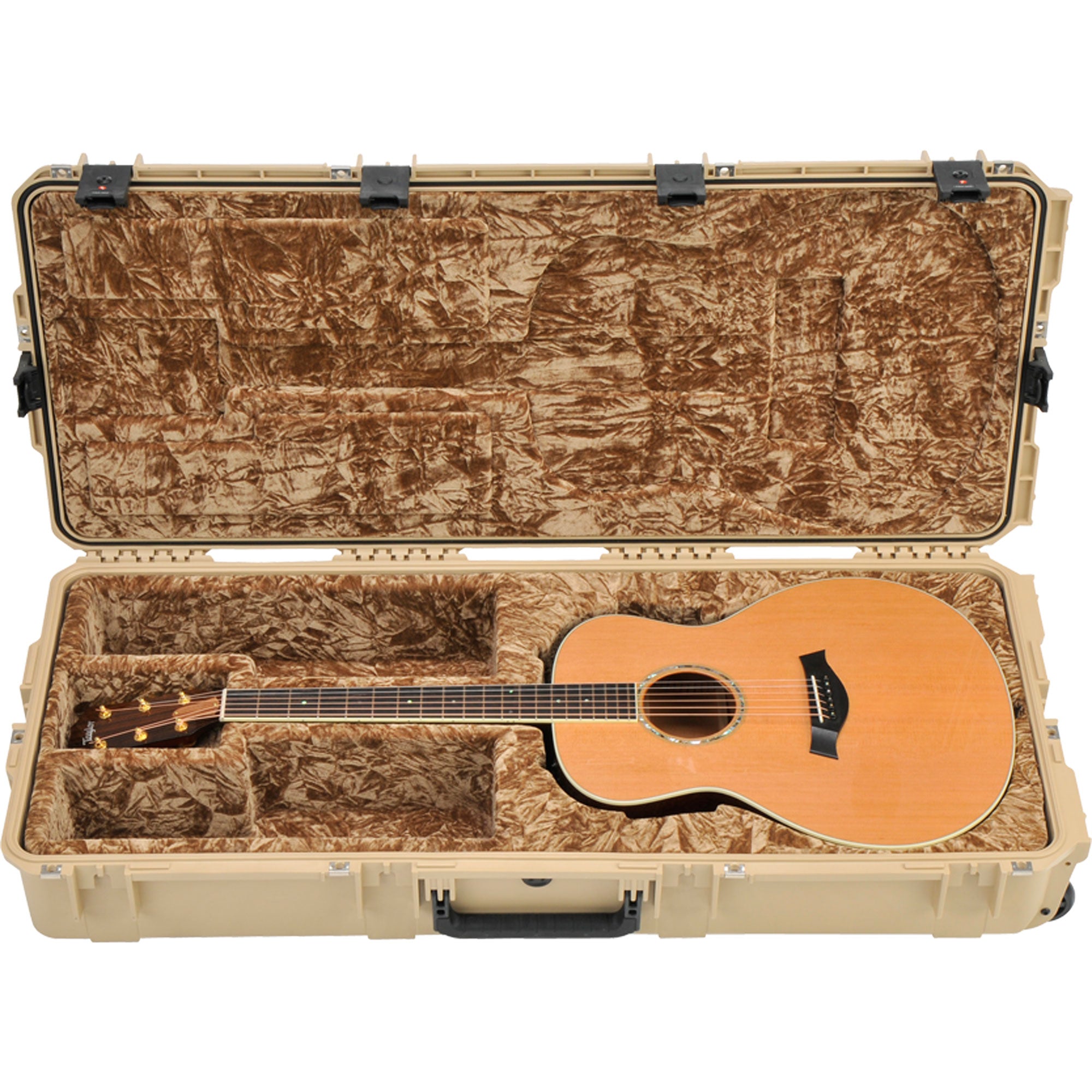 SKB 3i-4217-18-T iSeries Waterproof Acoustic Guitar Case with Wheels (Tan)