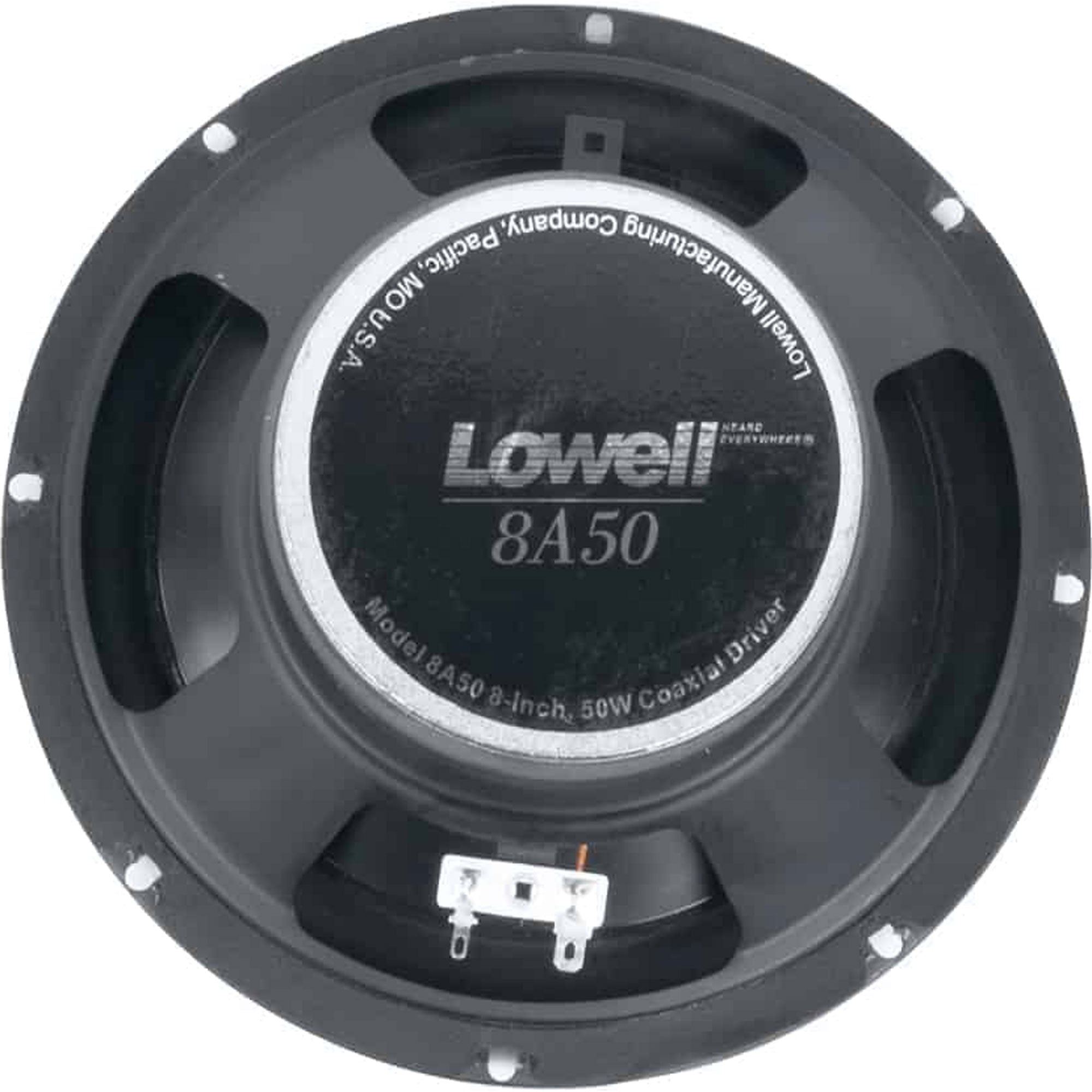 Lowell 8A50 Premium 8" 50W Coaxial Driver (8 Pack)