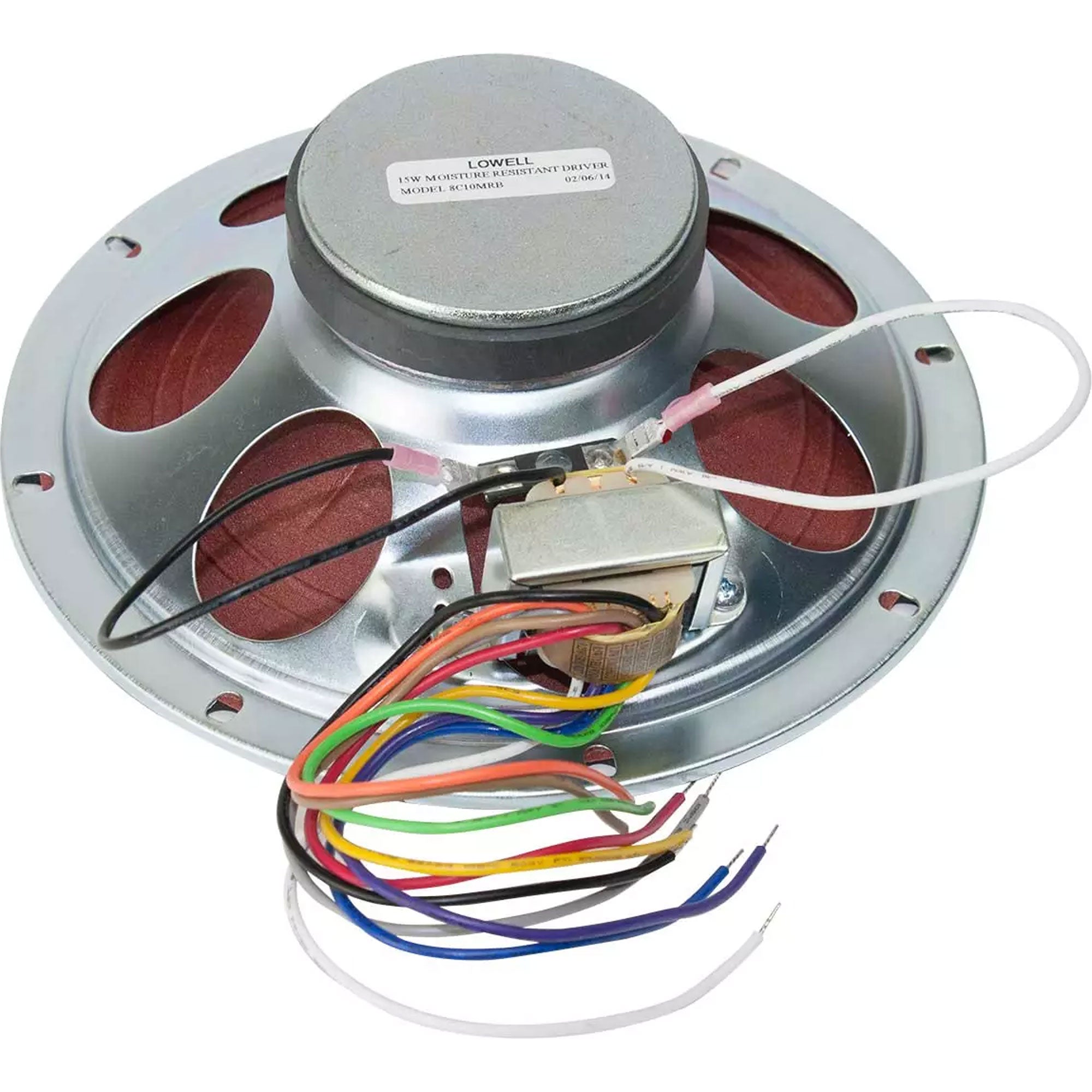 Lowell 8C10MRB-T72 Moisture Resistant Speaker with Transformer (16 Pack)