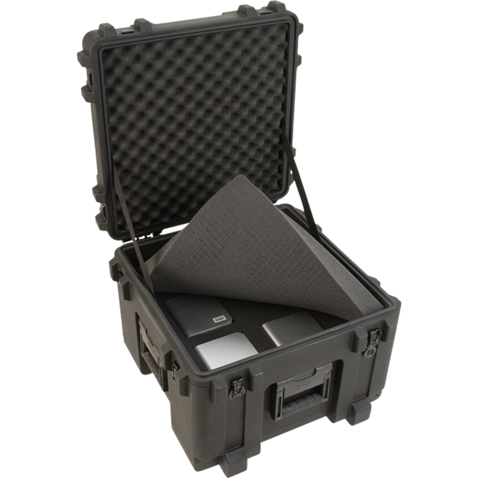 SKB 3R1919-14B-CW Roto-Molded Mil-Standard Waterproof Utility Case with Wheels (Cubed Foam)