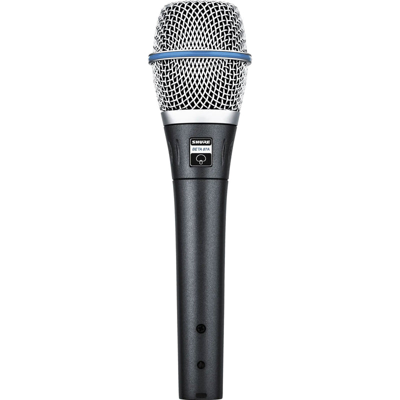 Shure Beta 87A Handheld Supercardioid Condenser Vocal Microphone with FREE 20' XLR Cable