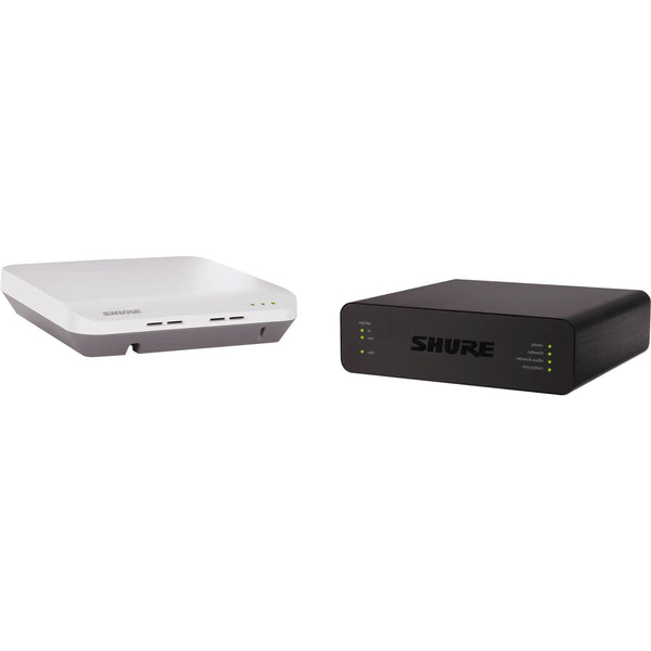 Shure MXWAPT2 2-Channel Access Point Transceiver with ANIUSB-MATRIX USB Audio Network Interface