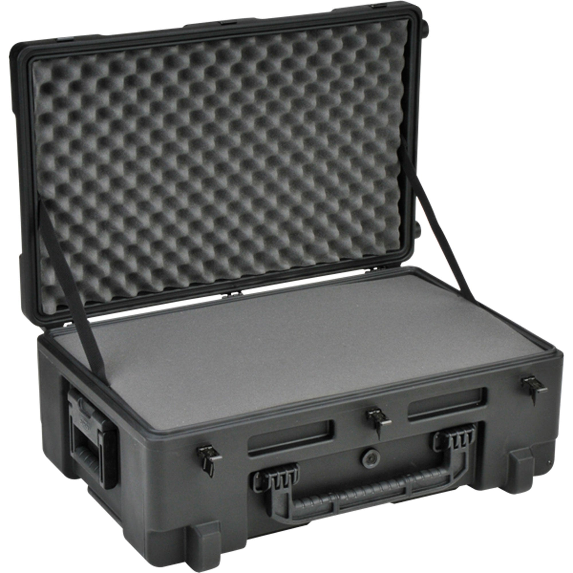 SKB 3R2817-10B-CW Roto-Molded Mil-Standard Waterproof Utility Case with Wheels (Cubed Foam)