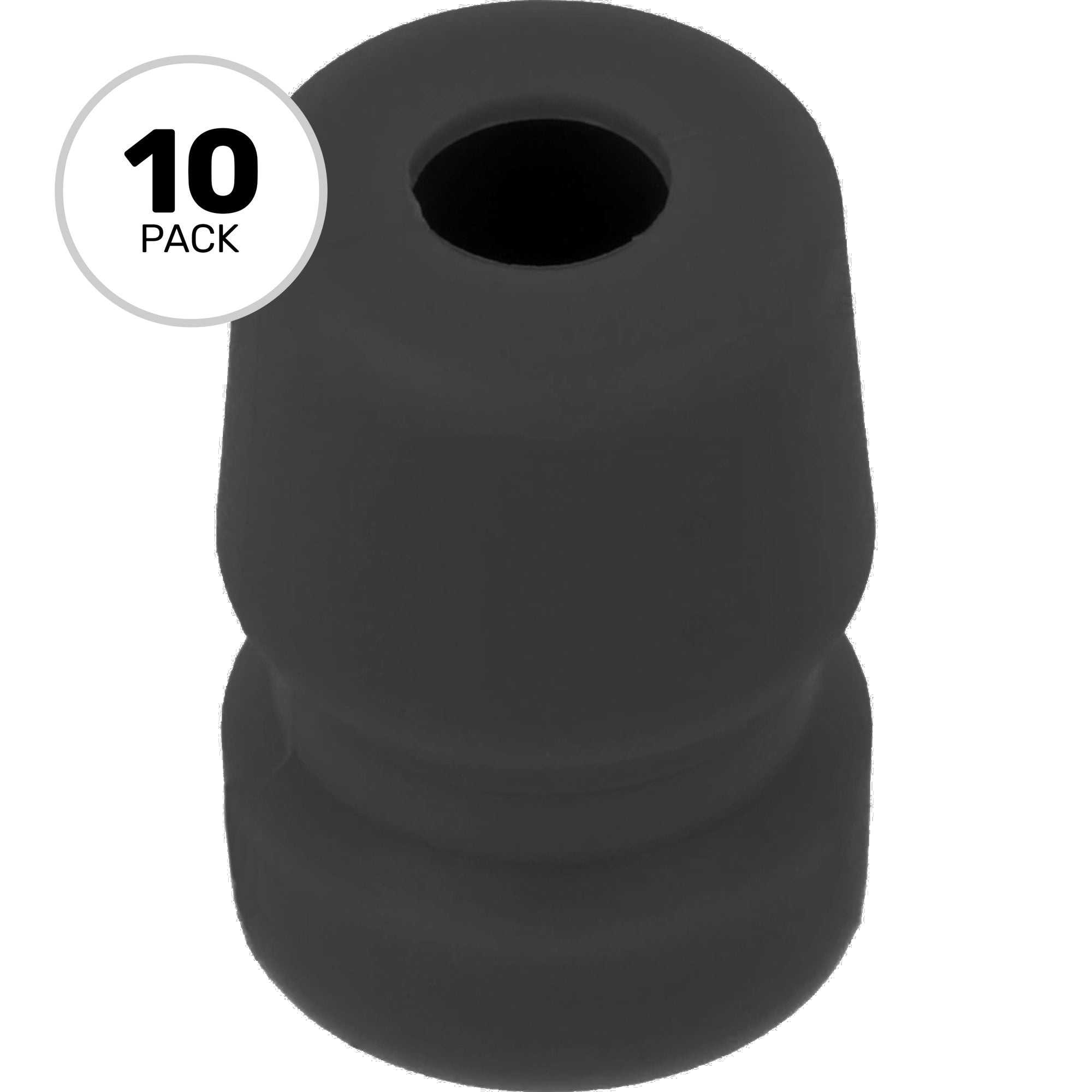 Amphenol AC-GROMMET-BLK Colored Boot for AC Series, T Series and Musician Series (Black, 10 Pack)
