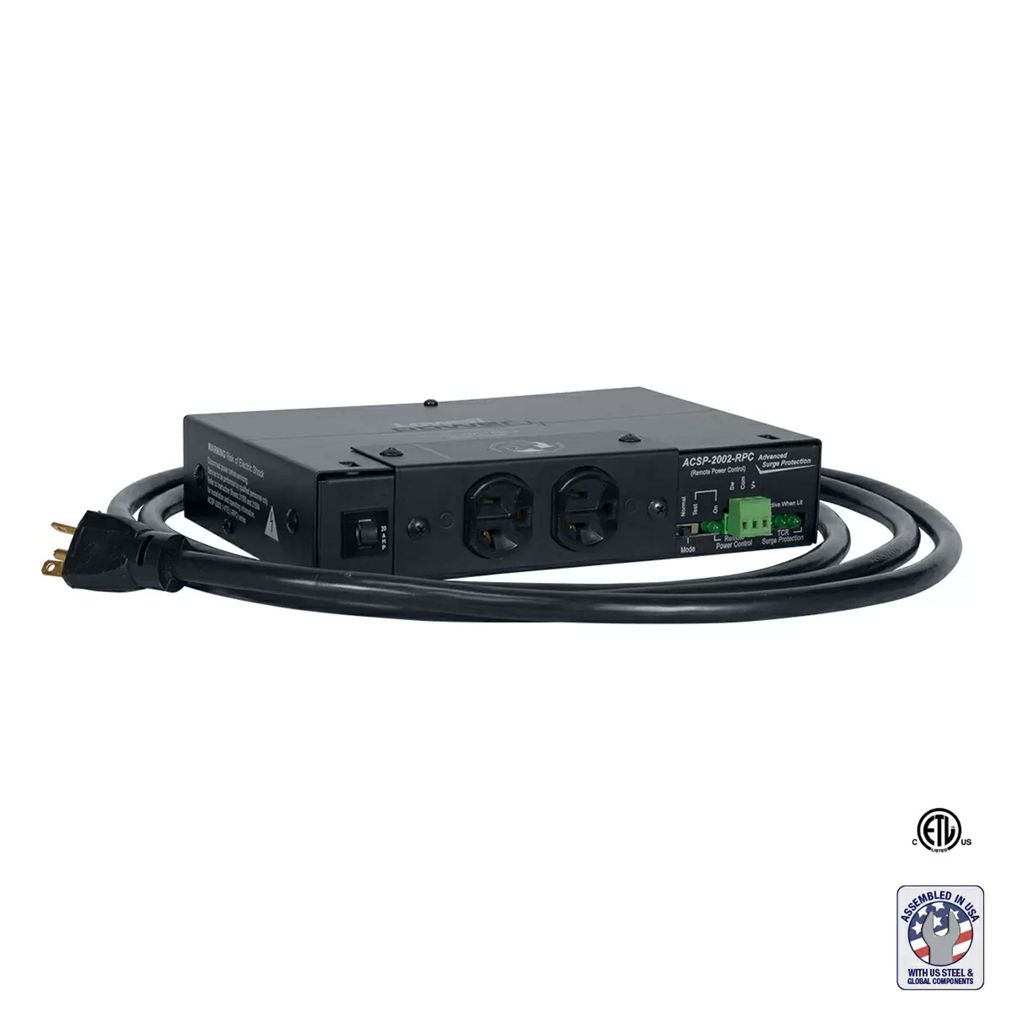 Lowell ACSP-2002-RPC Surge Suppressor with Remote Power Control