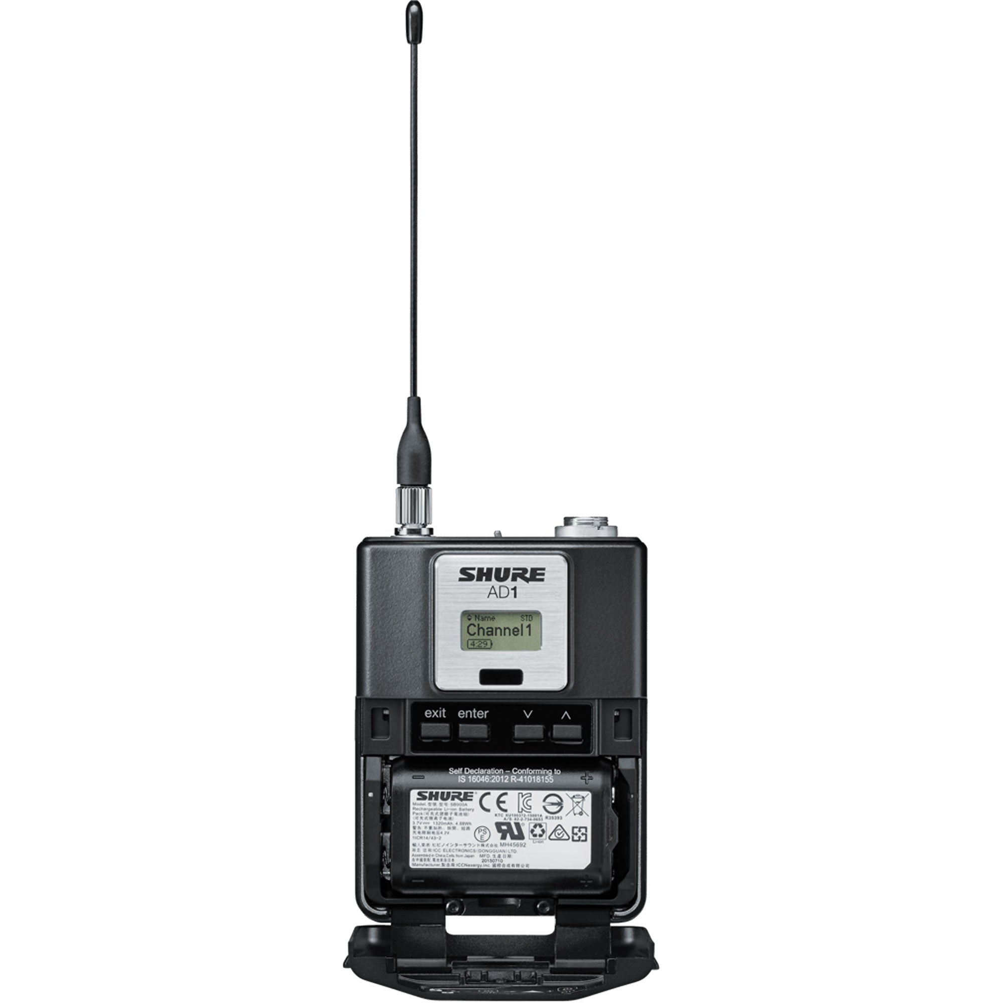Shure AD1LEMO3 Axient Digital Bodypack Transmitter (X55: 941-960 MHz)