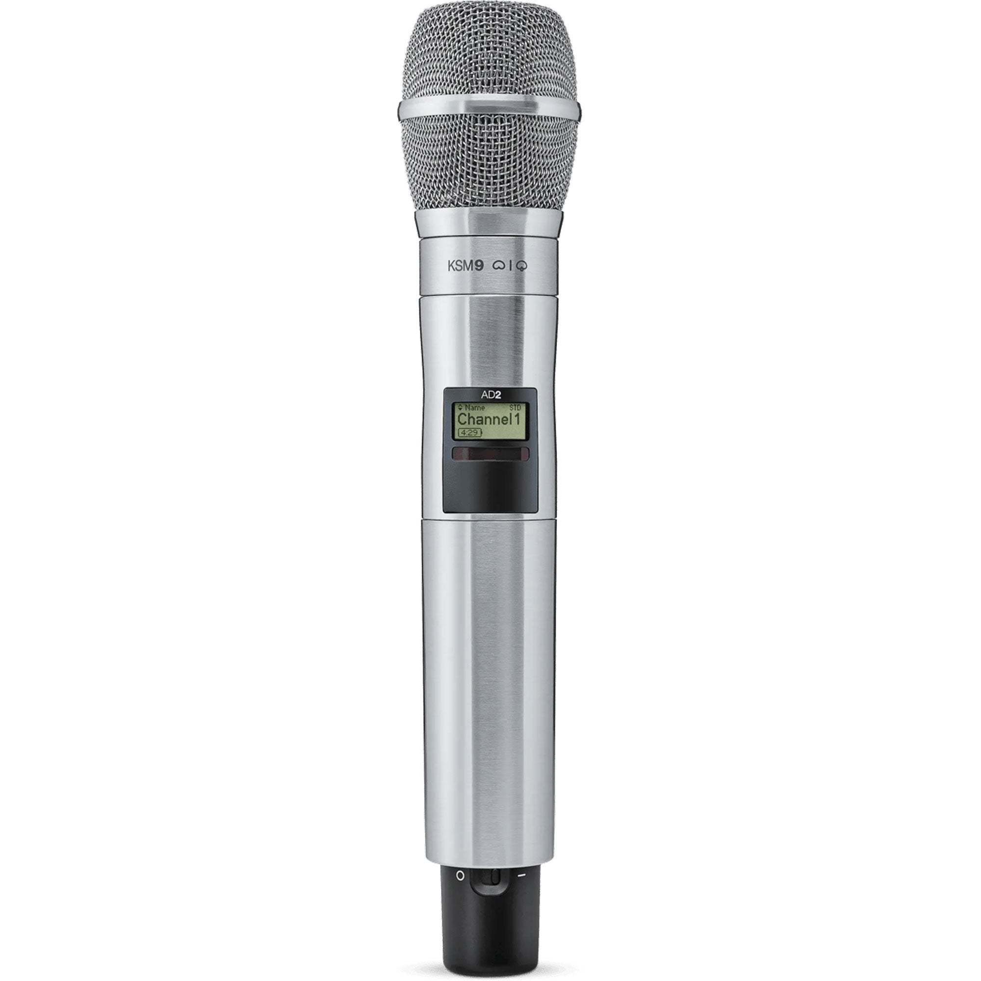 Shure AD2/K9N Axient Digital Handheld Wireless Transmitter (G57: 470-616 MHz, Nickel)